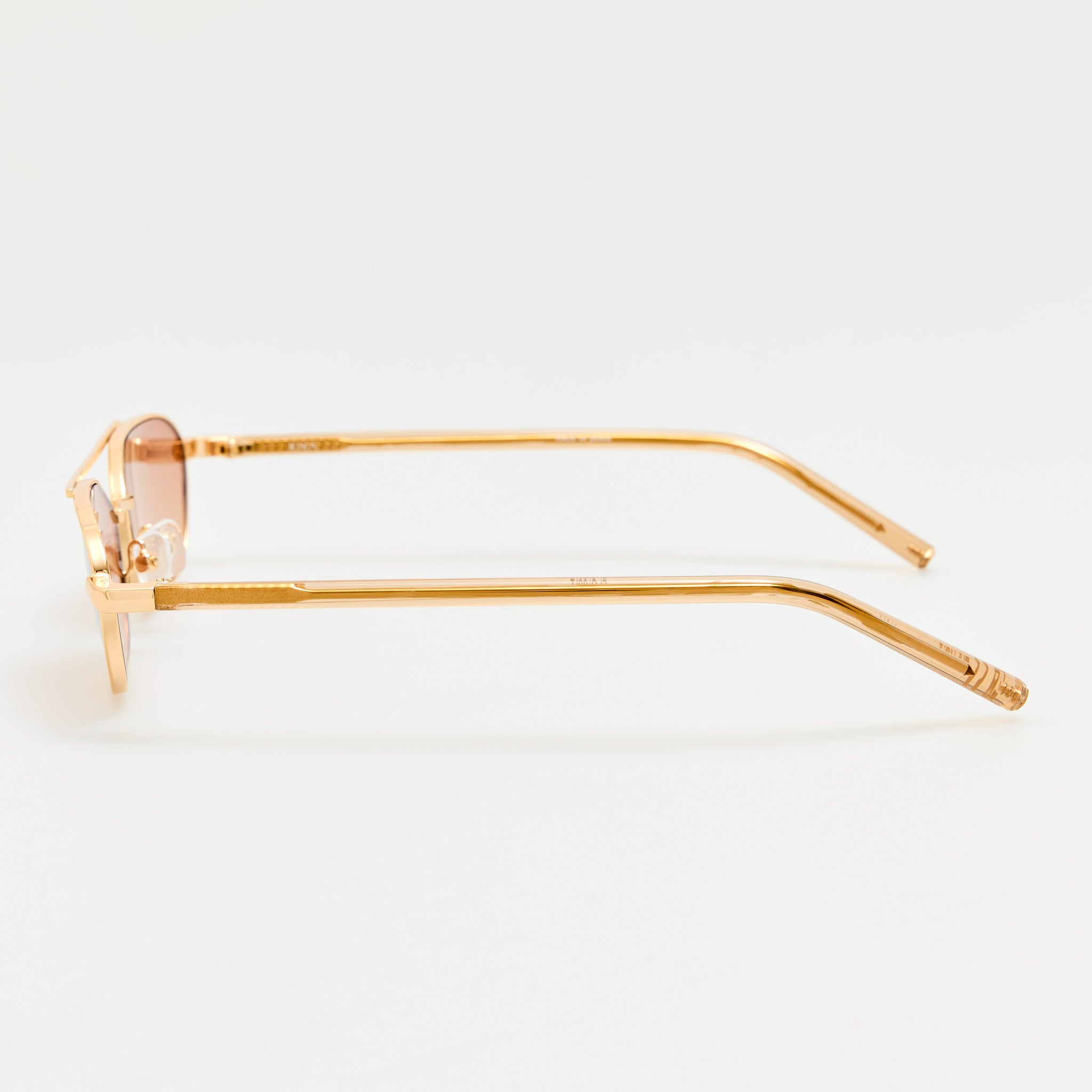 Kika Gloria Sunglasses in Gold and Camel