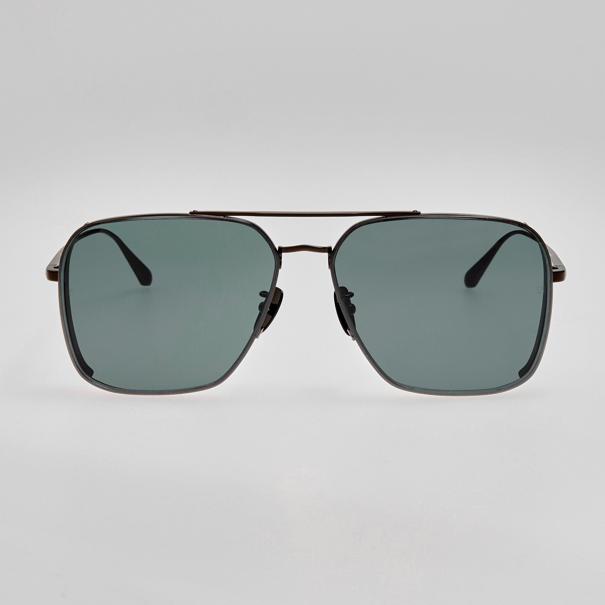 Asher Sunglasses in Matt Black Nickel