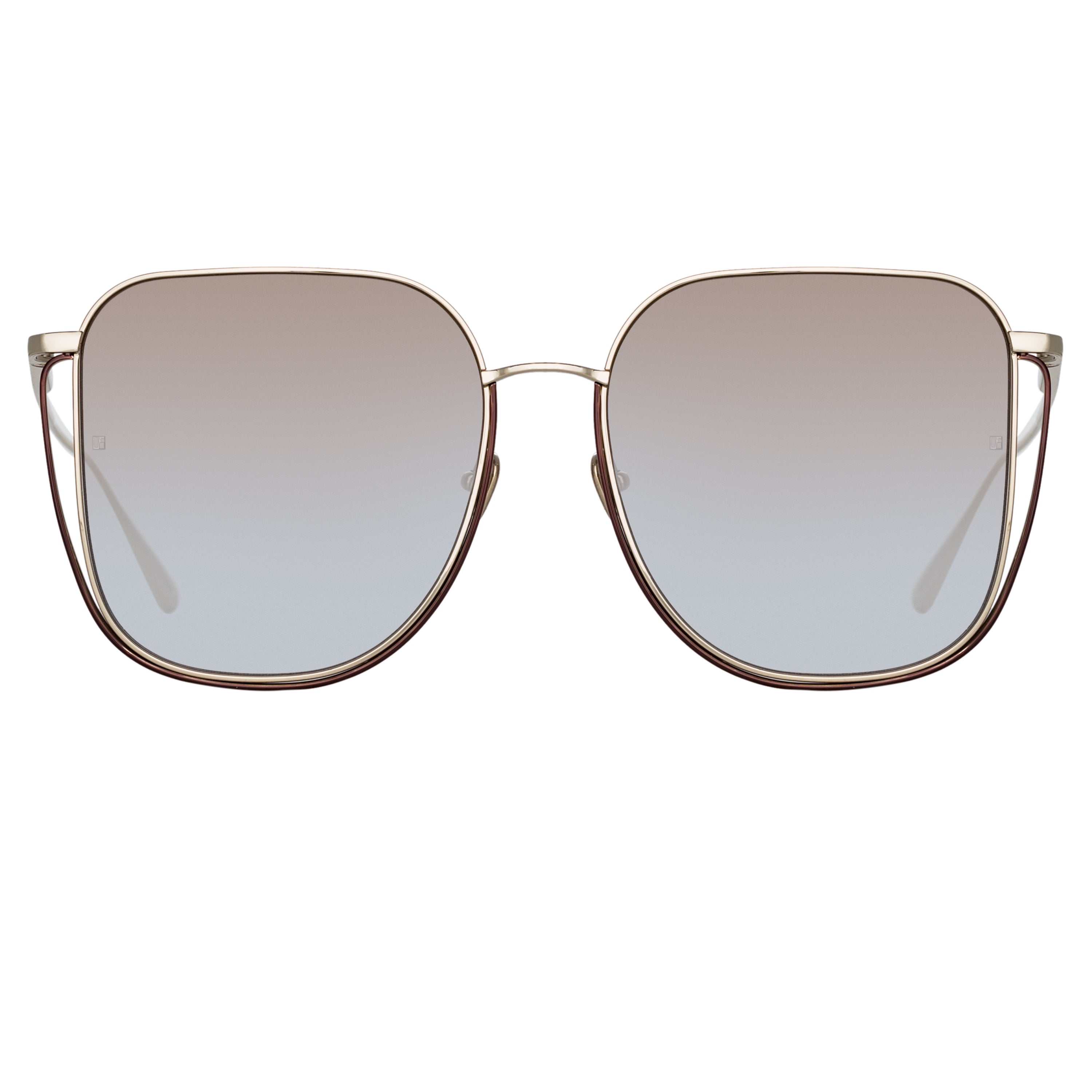 Camry Sunglasses in 22K Light Gold