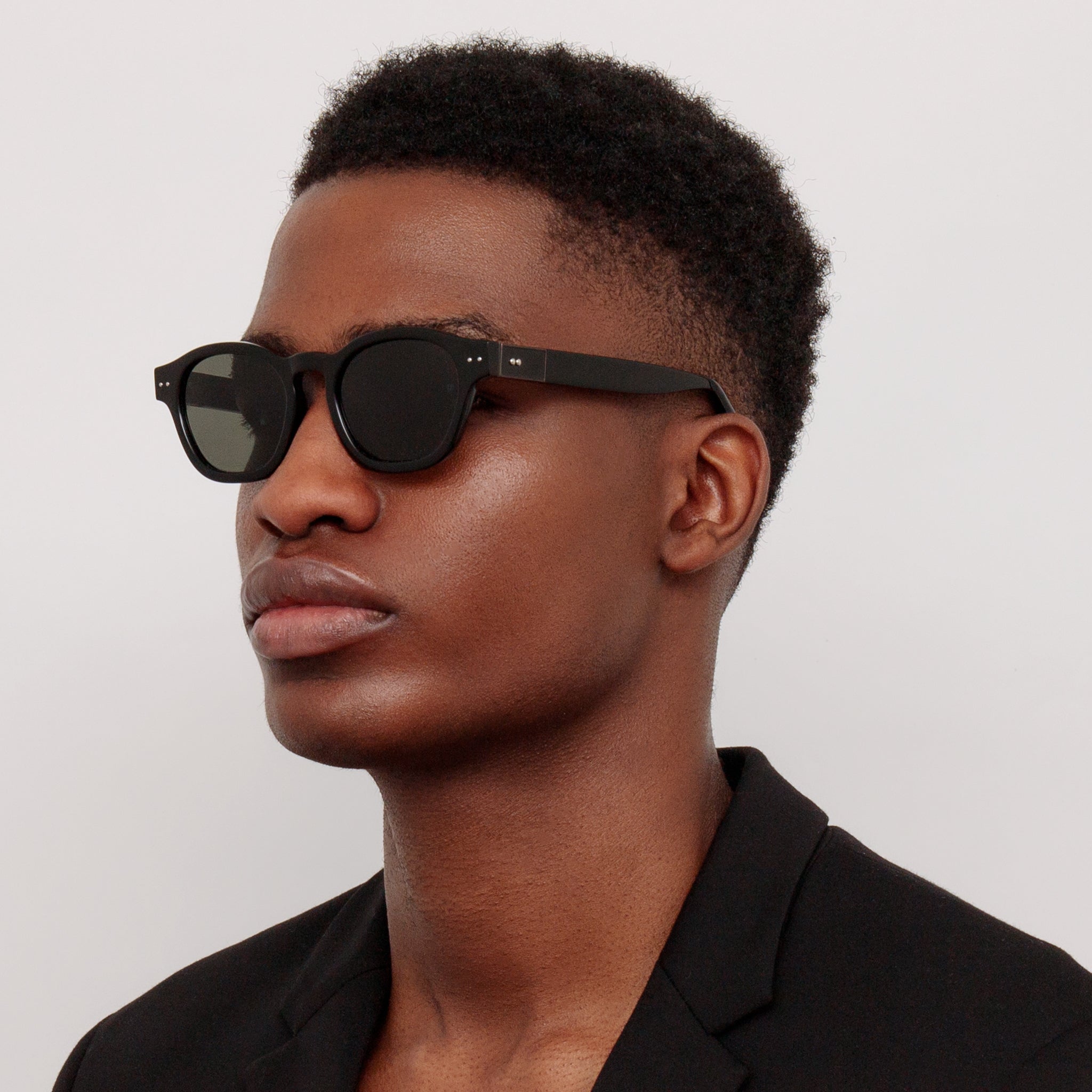 Talbot Sunglasses in Black Matt Nickel