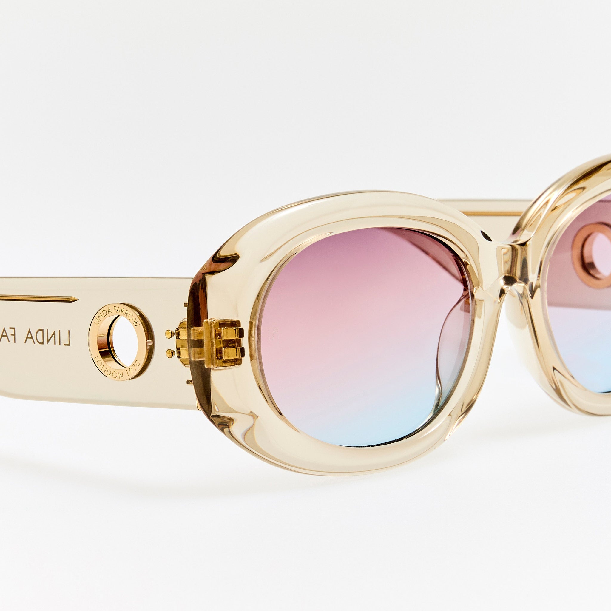 Lina Sunglasses in Truffle and Dusk