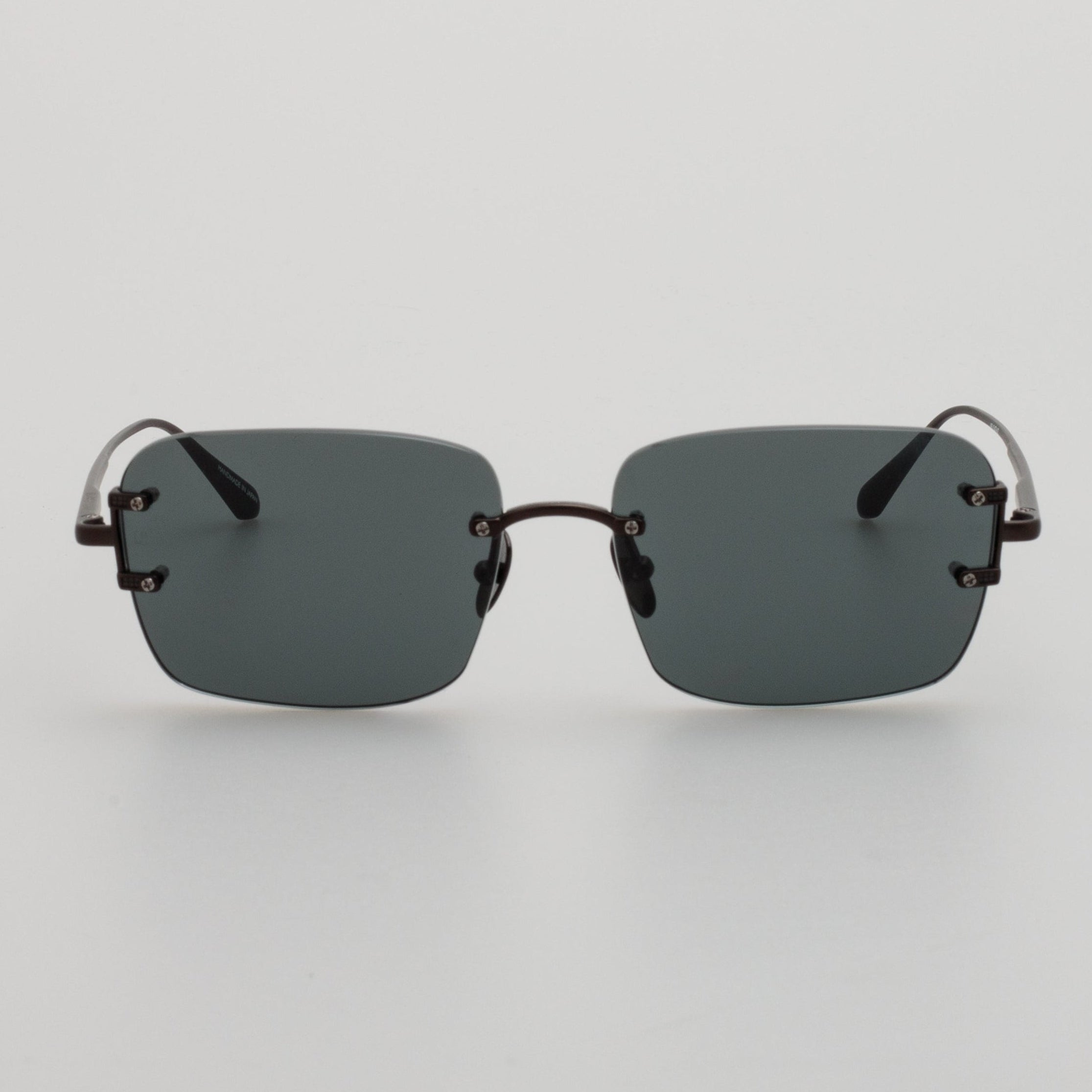 Sasha Square Sunglasses in Matt Black Nickel
