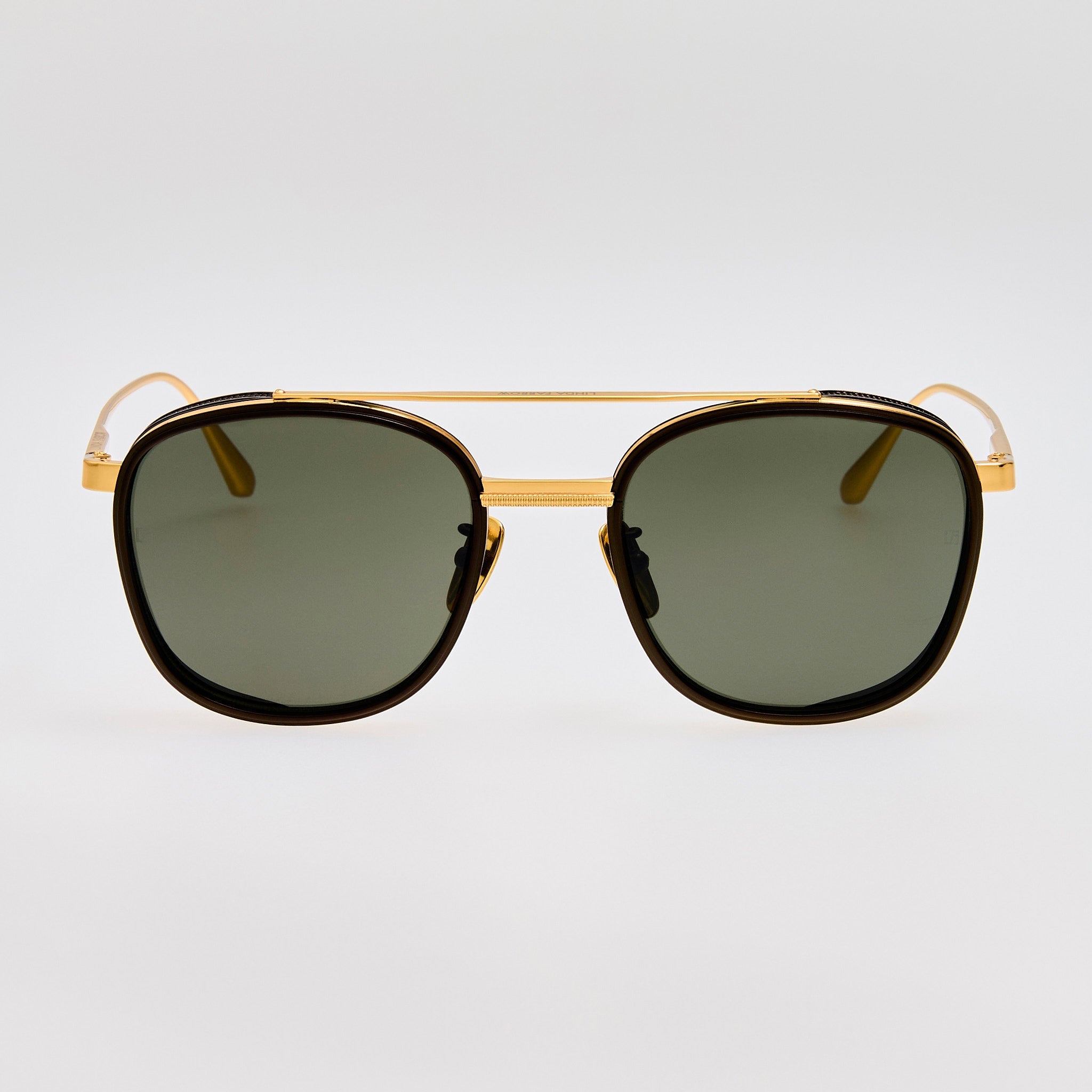 Varo Sunglasses in 22K Gold and Black