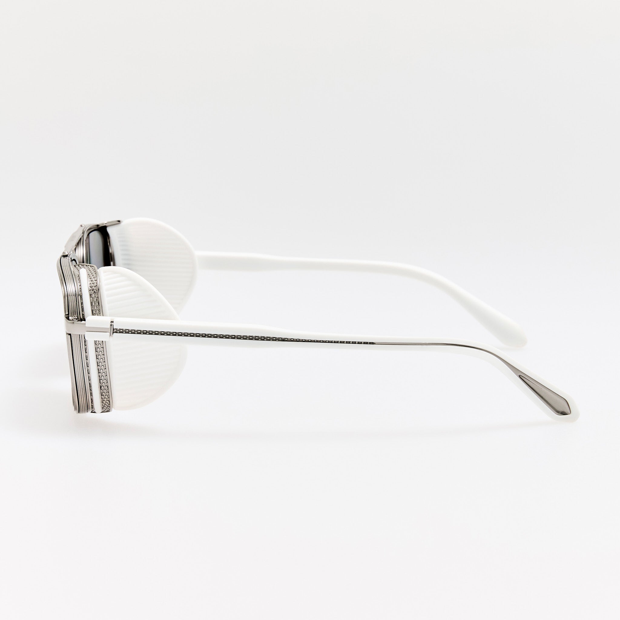 Boyd Explorer Sunglasses in 22K White Gold and Platinum