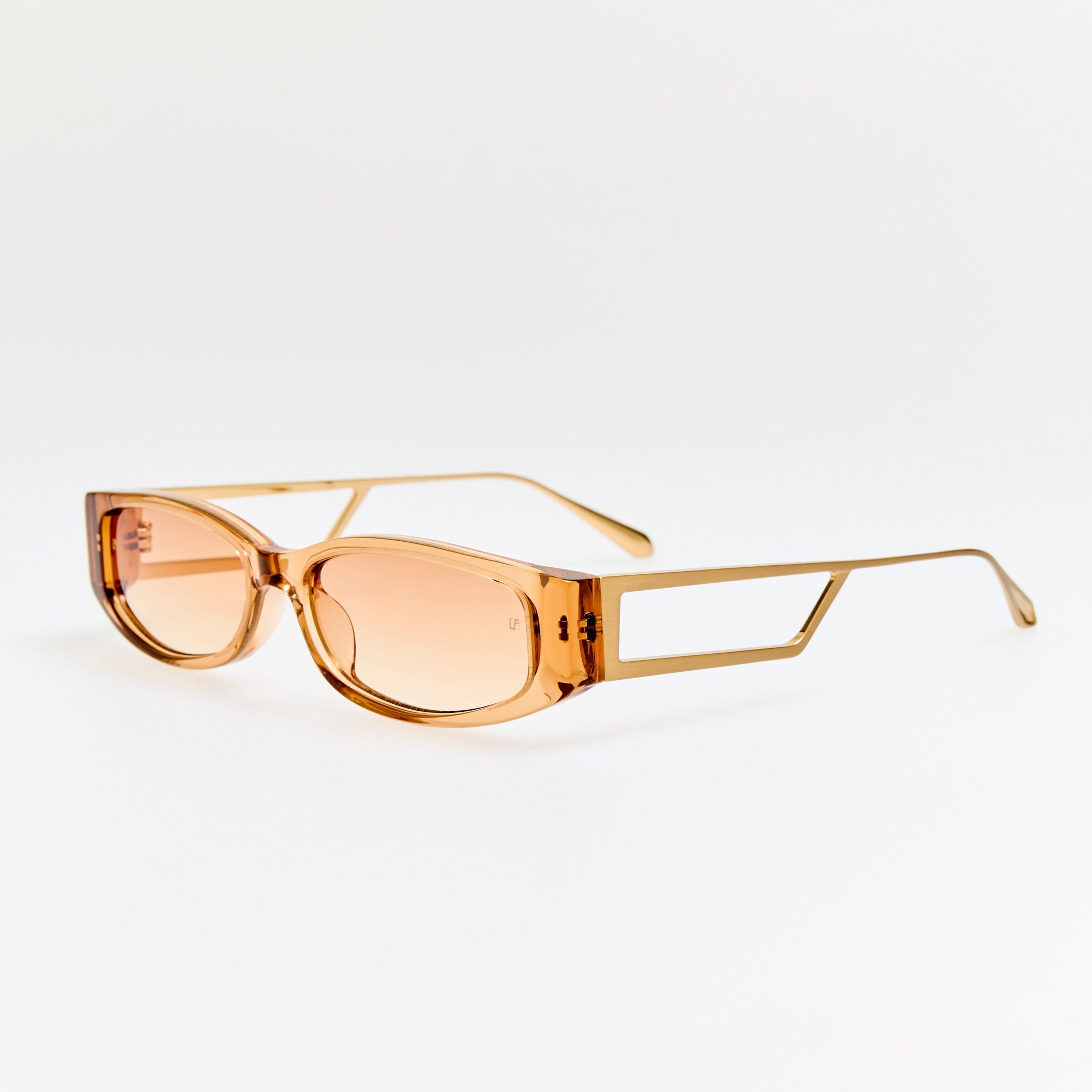 Susie Vista Temple Sunglasses in Honey