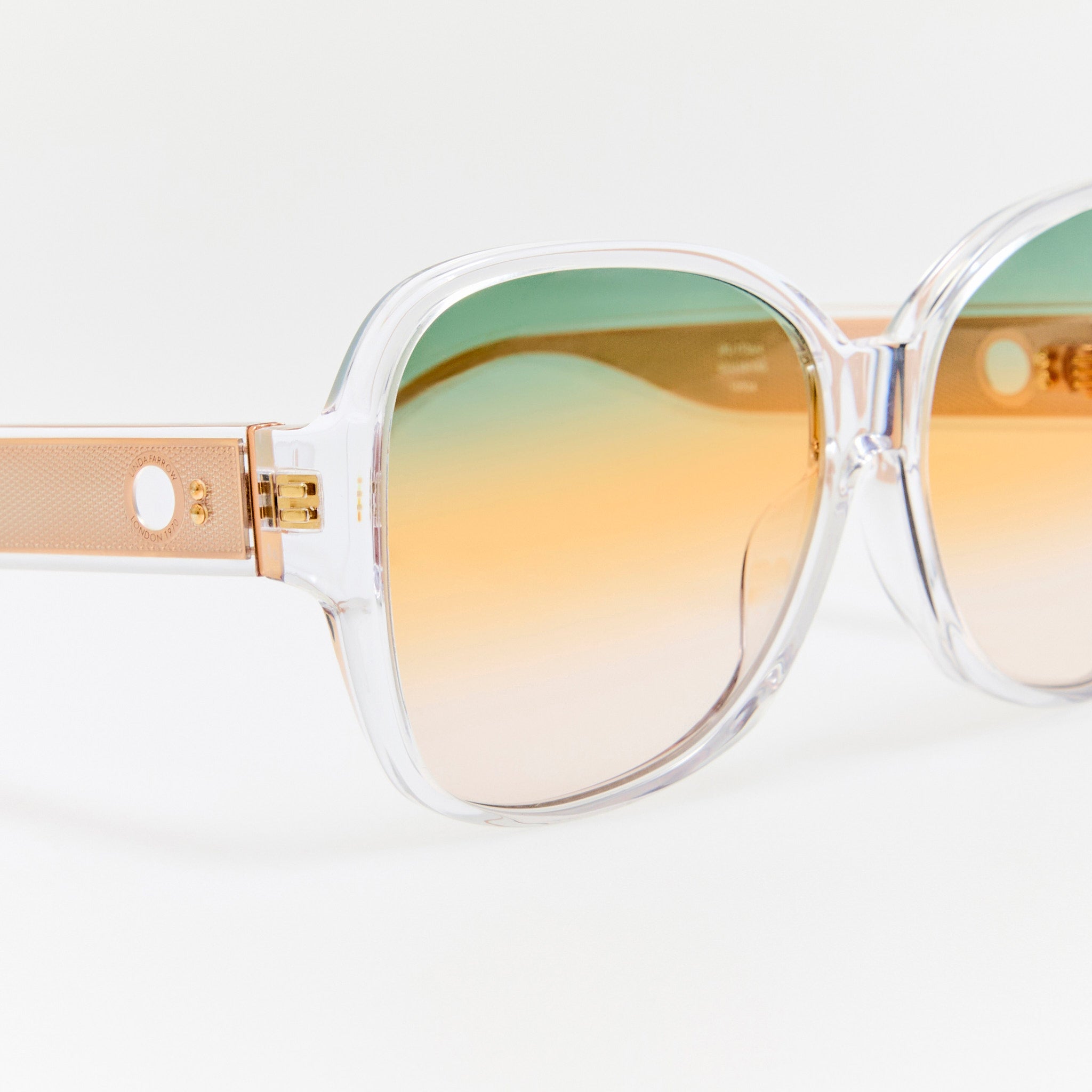 Blair Sunglasses in Clear and Tutti Frutti