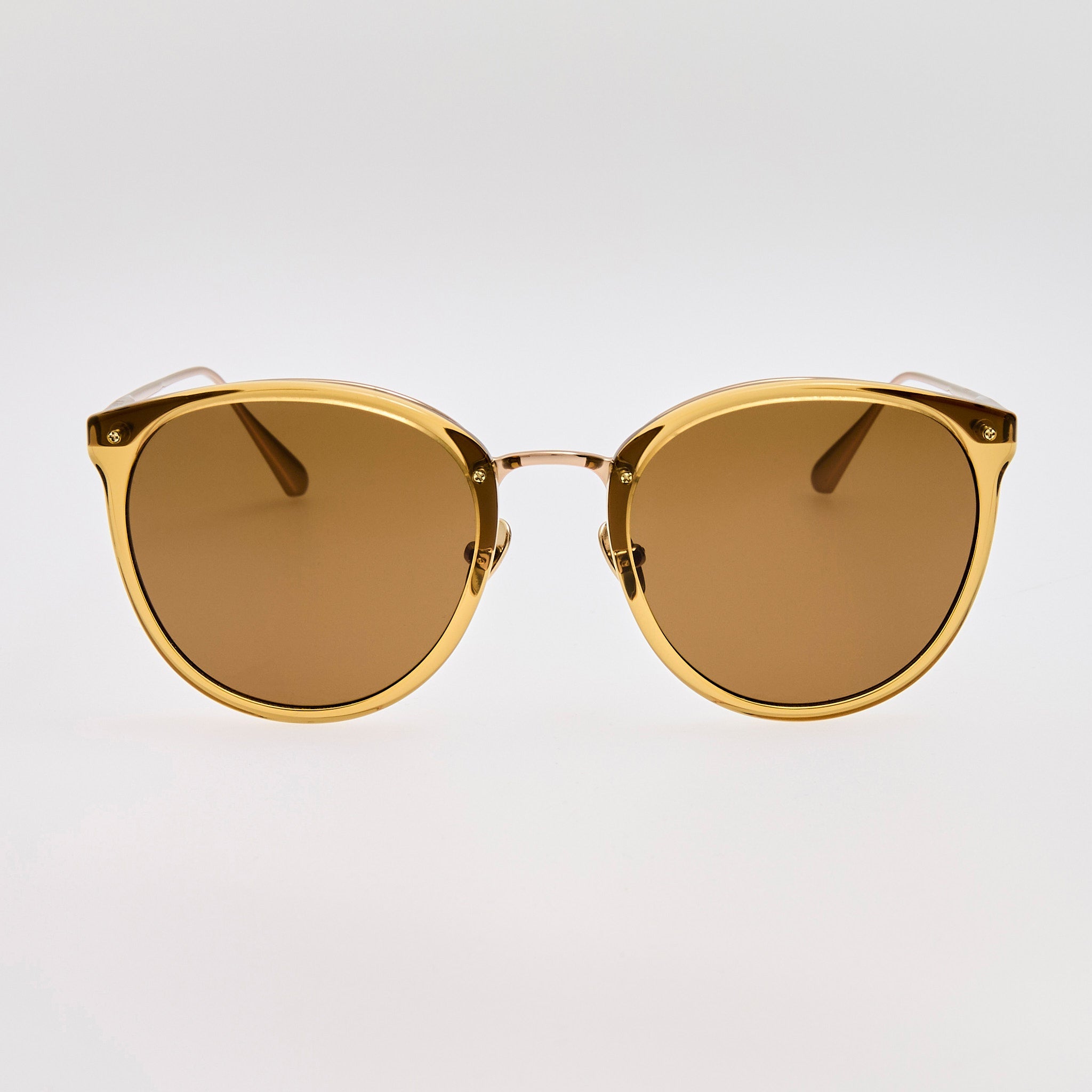 Calthorpe Sunglasses in 22K Gold and Khaki
