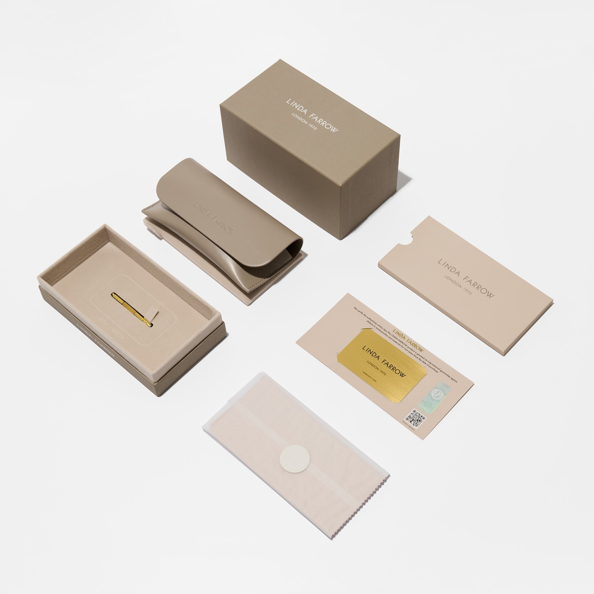 Reyner Sunglasses in 22K Gold and Brown