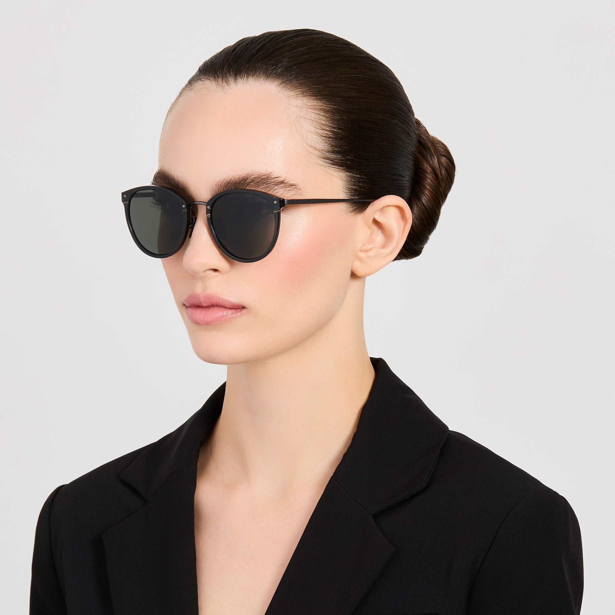 Calthorpe Sunglasses in Buffalo Horn and 925 Sterling Silver