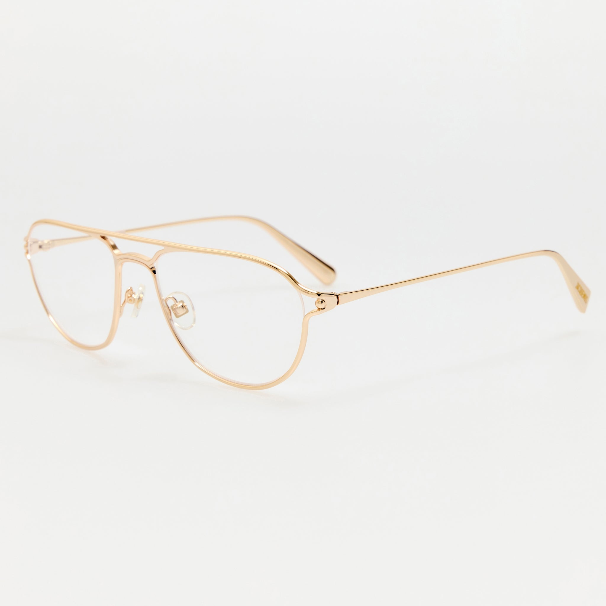 Acapulco Optical in Light Gold - LINDA FARROW-Optical Frame-