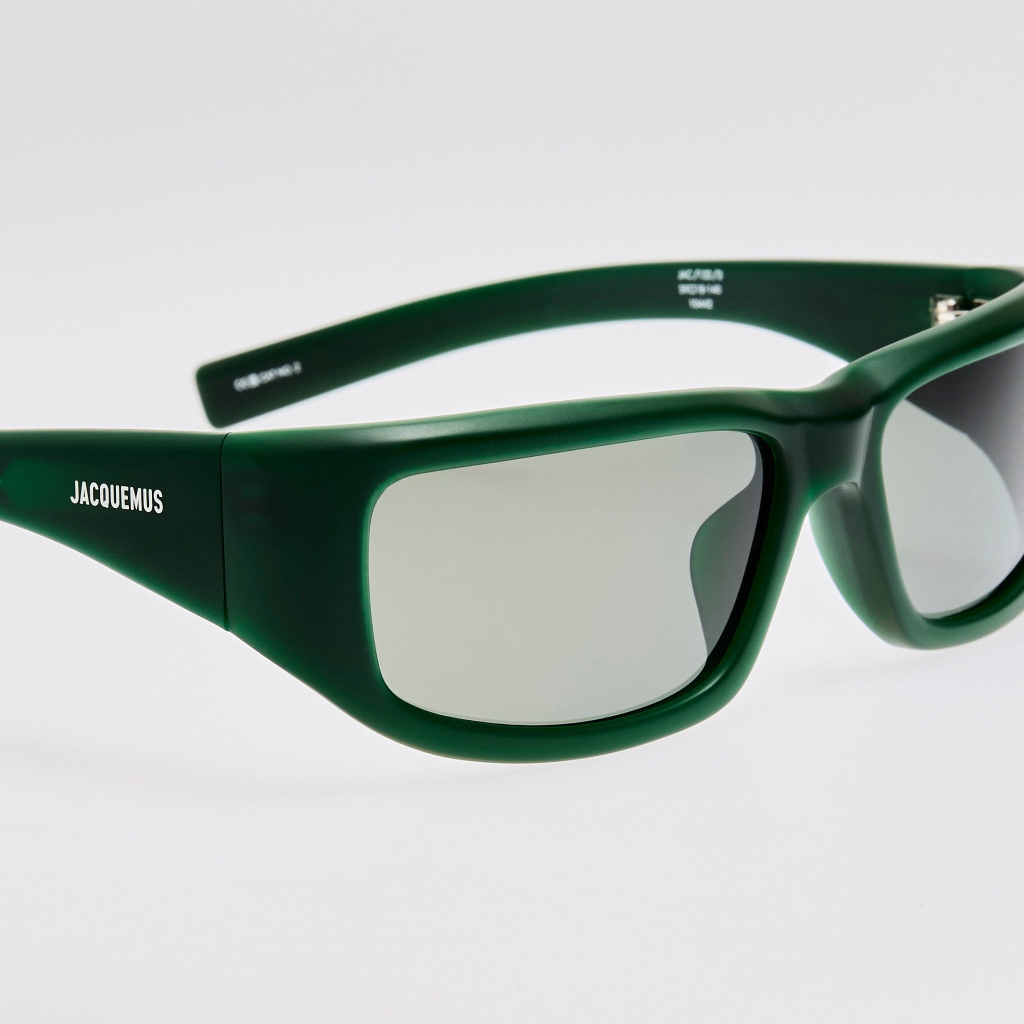 Aero Sunglasses in Matt Green - LINDA FARROW - Sunglasses - 