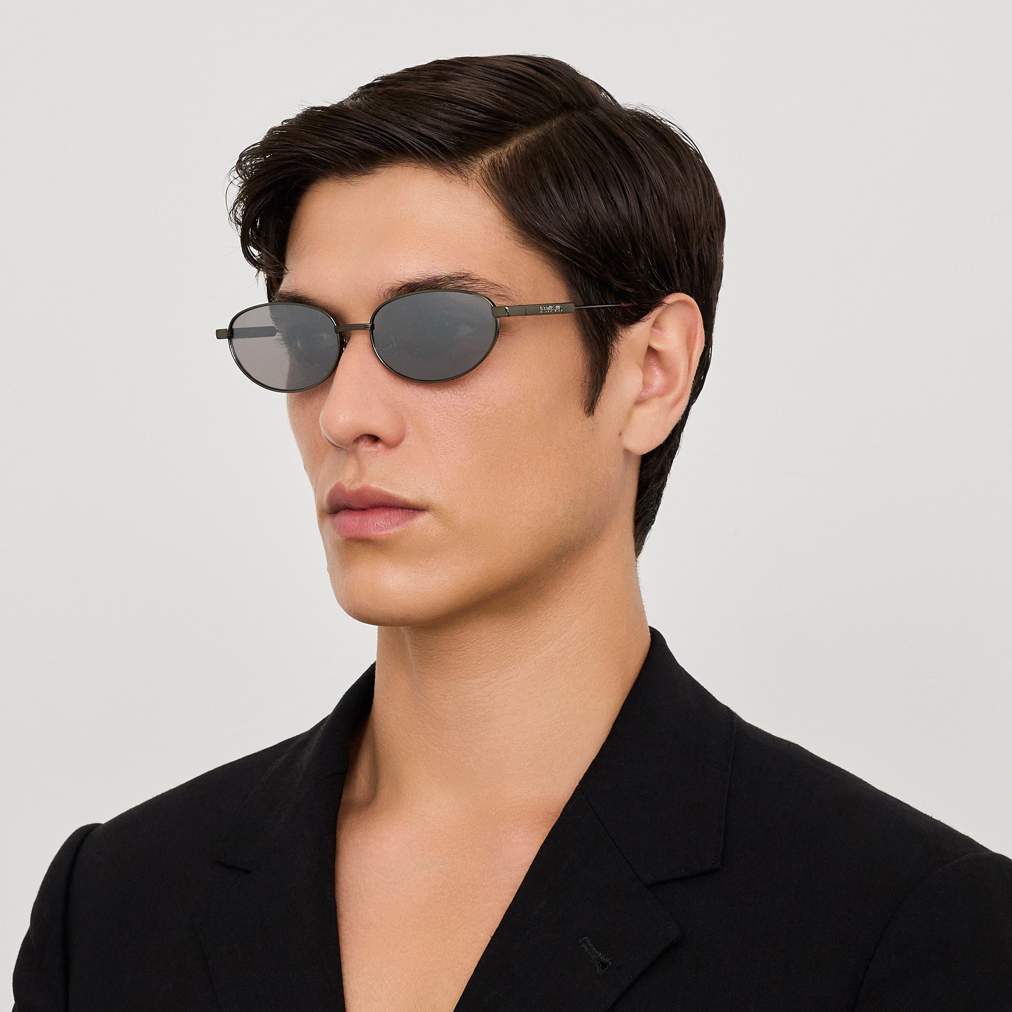 Alba Sunglasses in Shiny Green - LINDA FARROW - Sunglasses - 