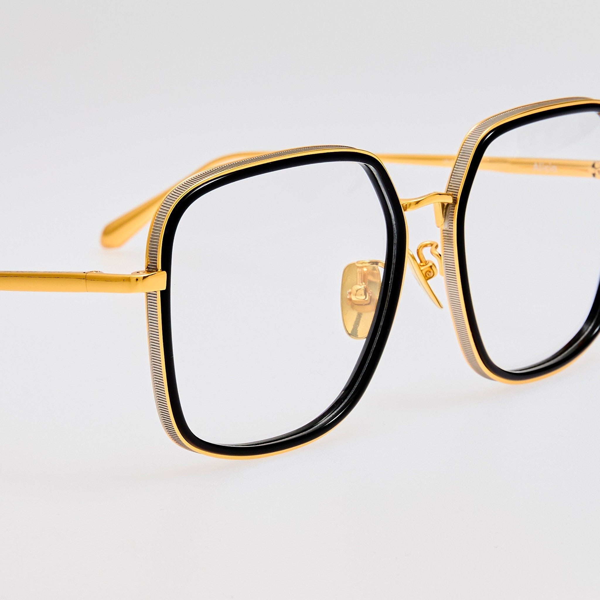 Alicia Optical in Black - LINDA FARROW - Optical Frame - 