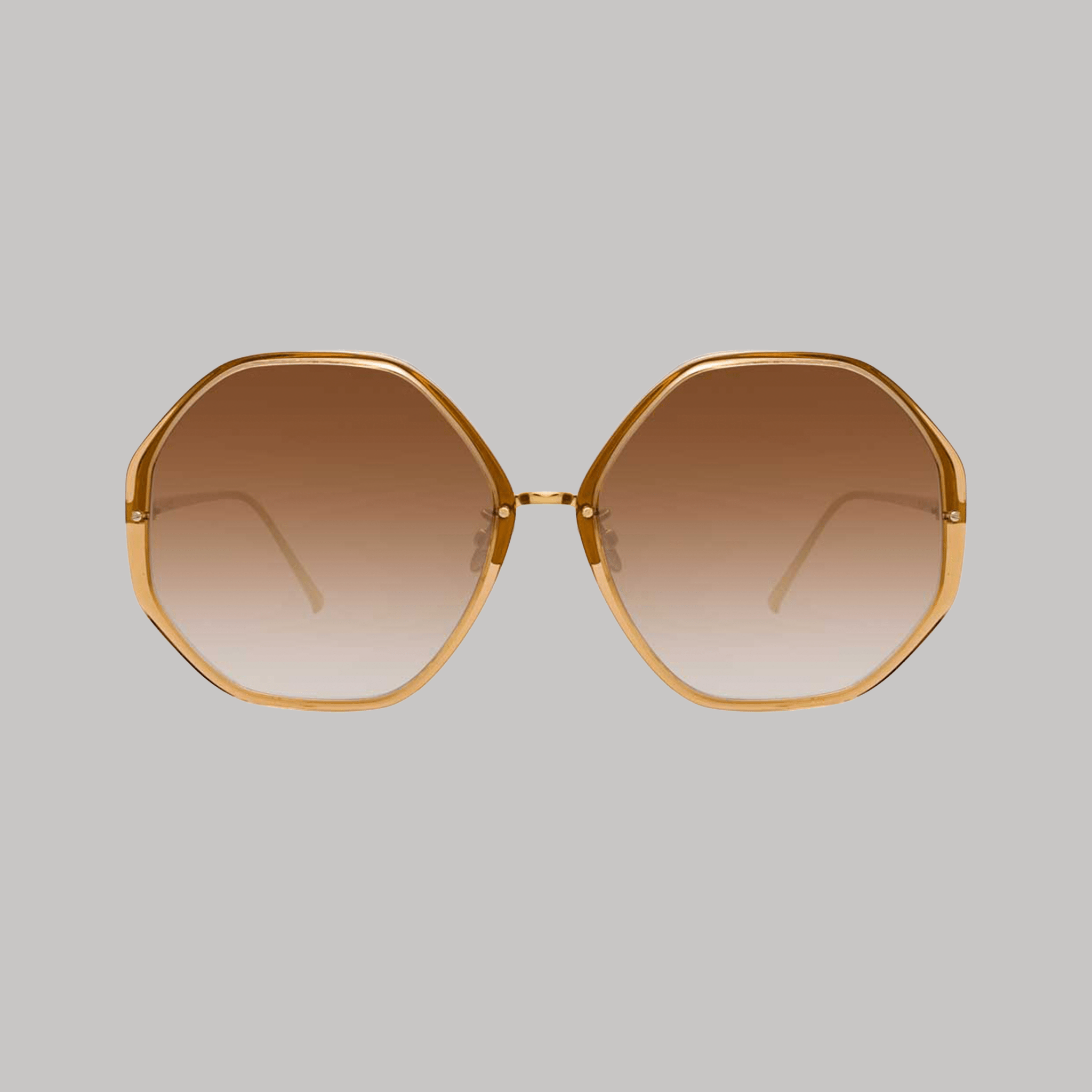 Alona Optical Frame in Brown Frame - LINDA FARROW - Sunglasses - 