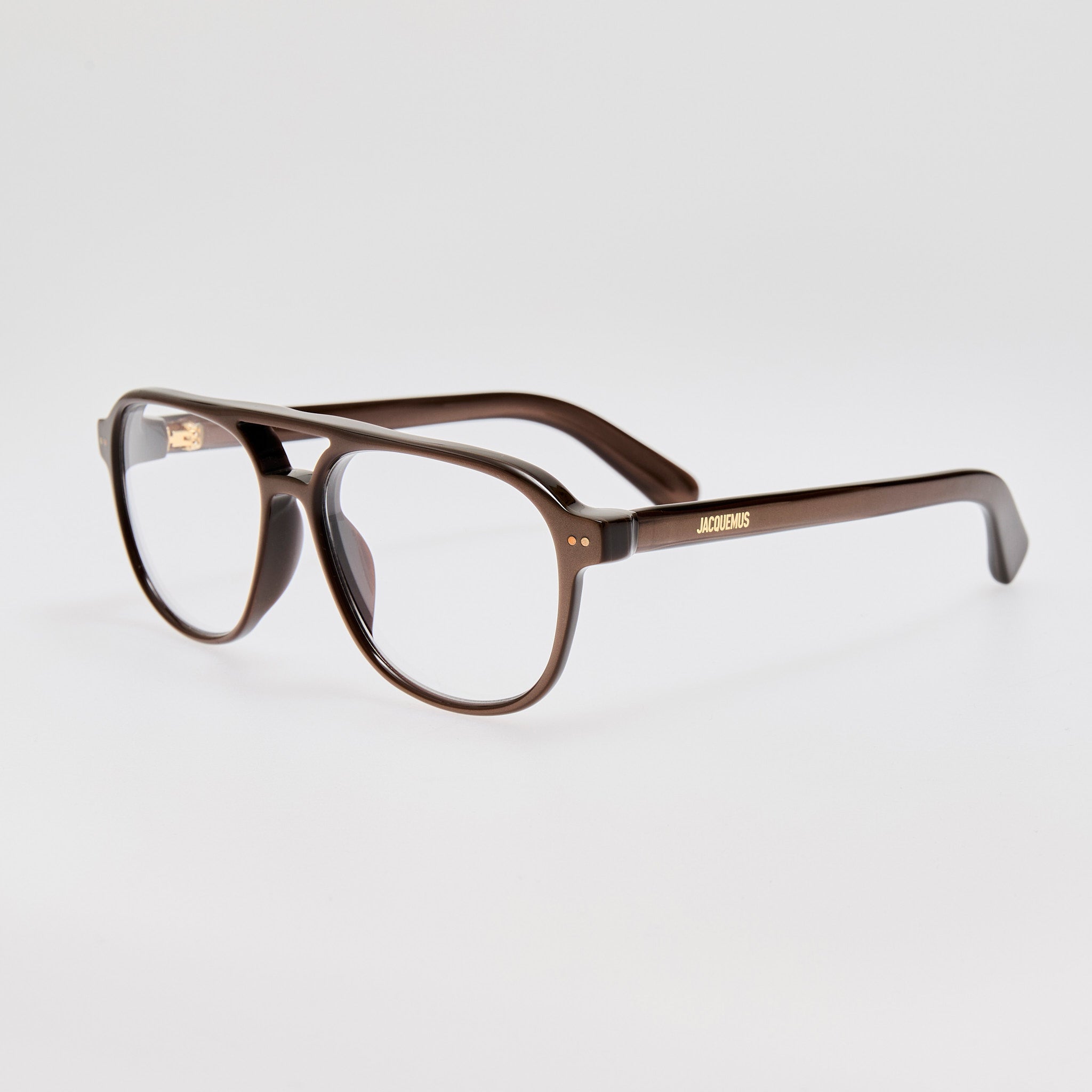 Altu Optical in Metallic Brown - LINDA FARROW - Optical Frame - 