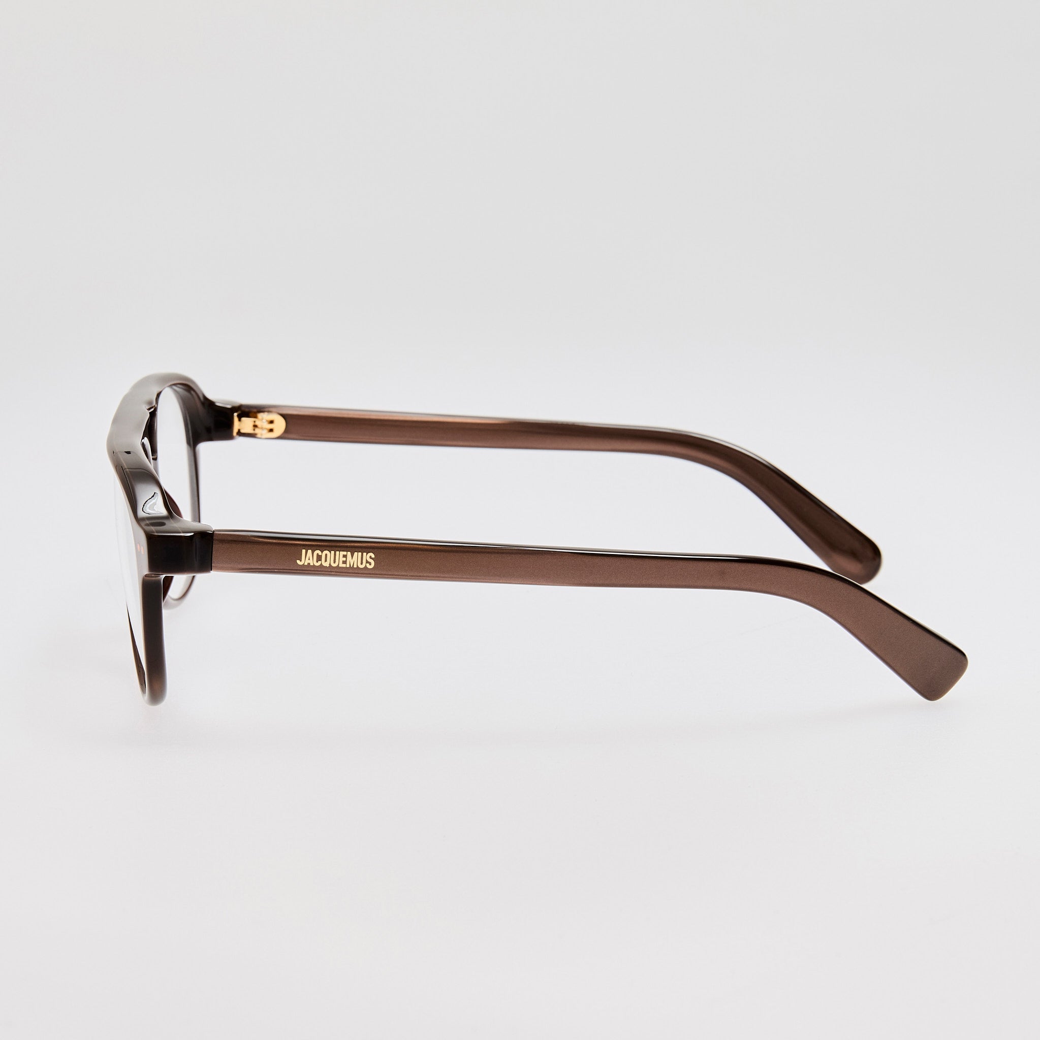 Altu Optical in Metallic Brown - LINDA FARROW - Optical Frame - 