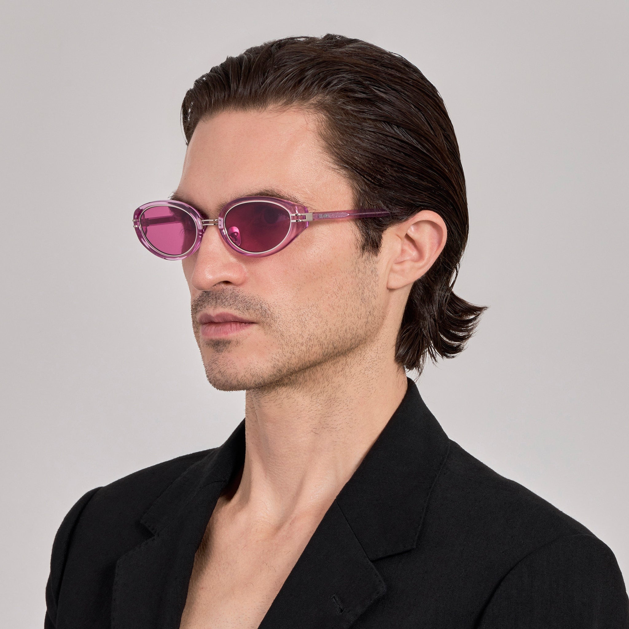Ambra Sunglasses in Pink - LINDA FARROW-Sunglasses-