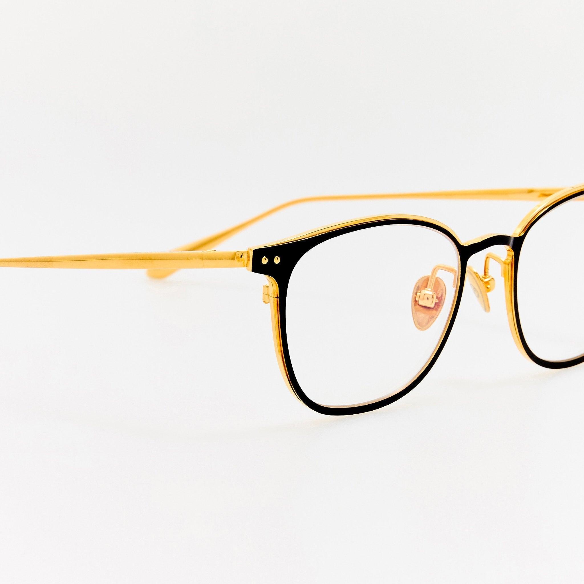 Anderson Optical in Satin Black - LINDA FARROW - Optical Frame - 