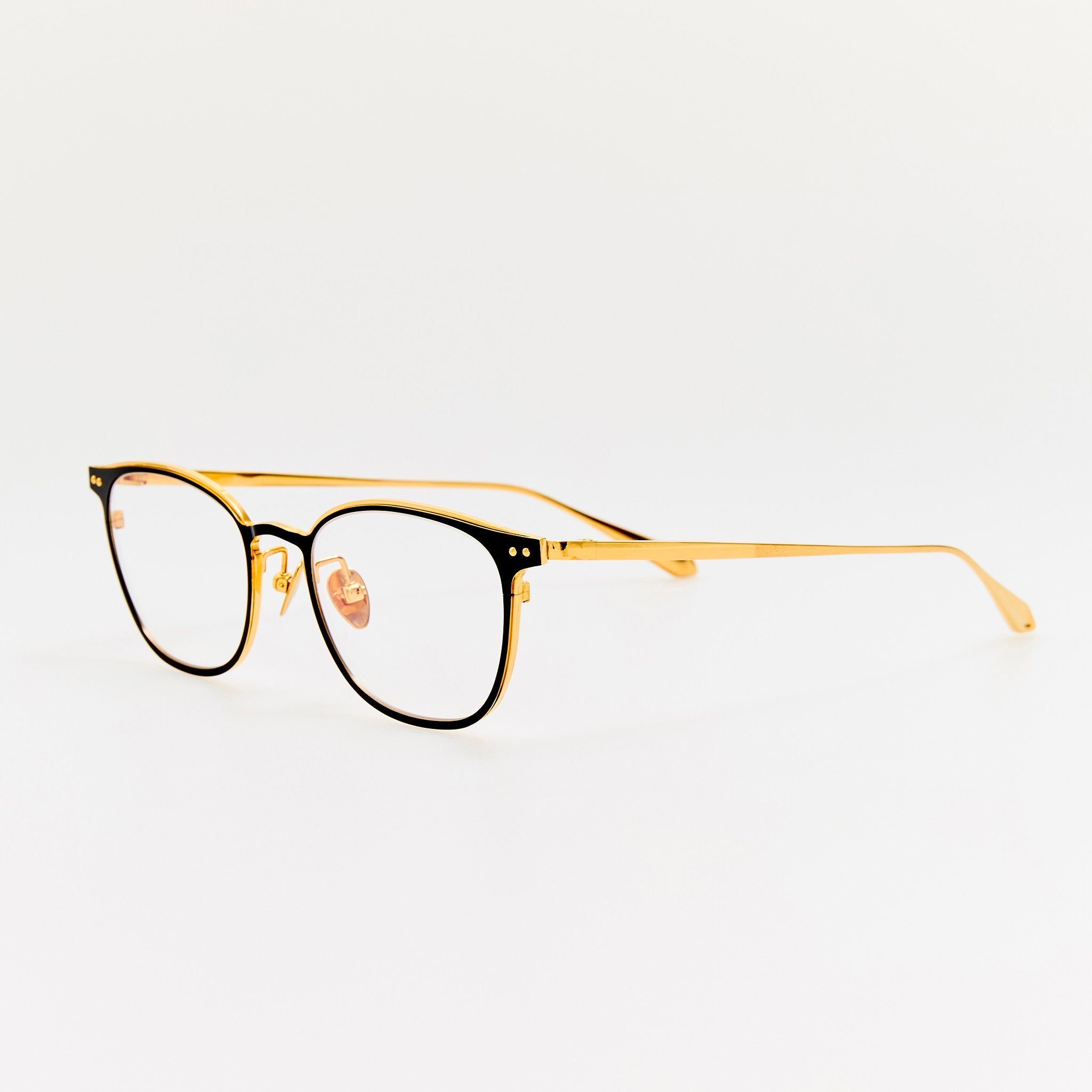 Anderson Optical in Satin Black - LINDA FARROW - Optical Frame - 