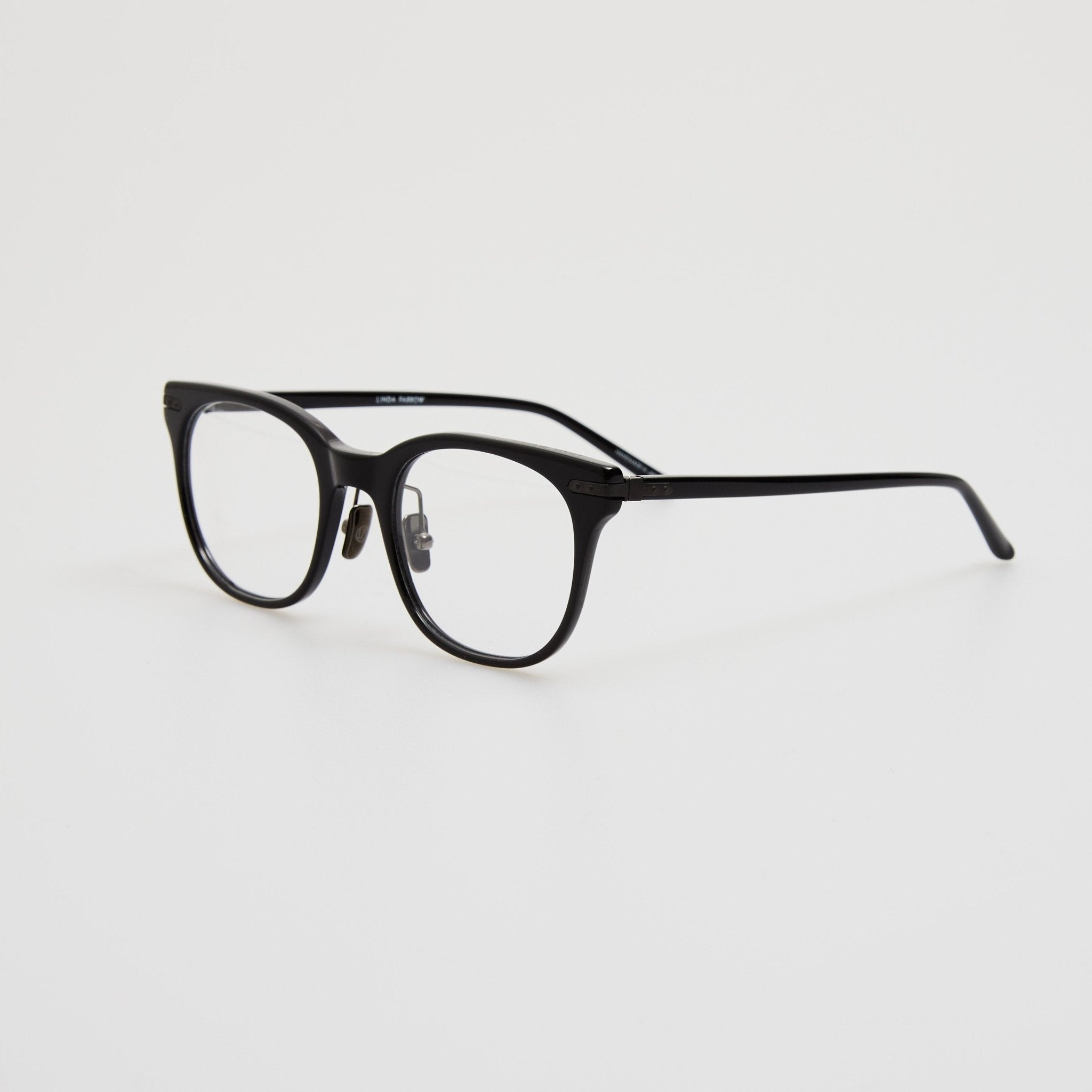 Arch Optical in Black Matt Nickel - LINDA FARROW - Optical Frame - 