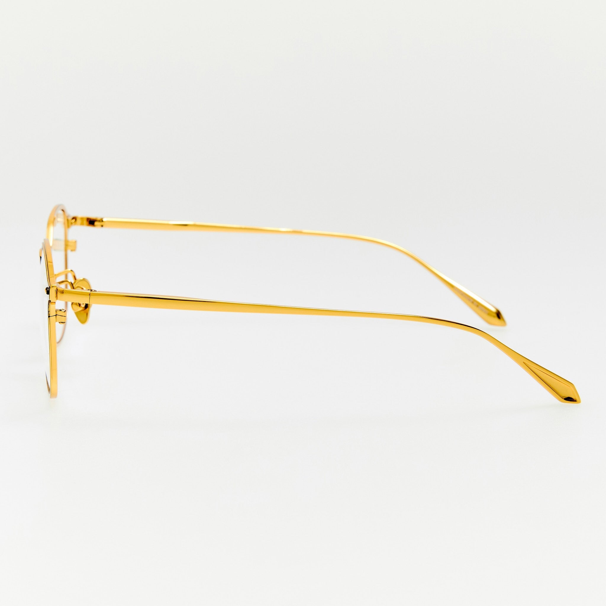 Avery Optical in Black and 22K Gold - LINDA FARROW - Optical Frame - 