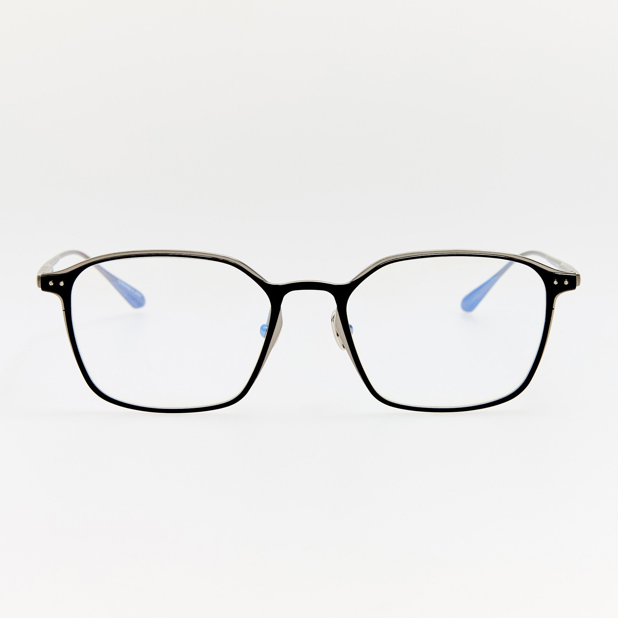 Avery Optical in Black and Antique White Gold - LINDA FARROW - Optical Frame - 