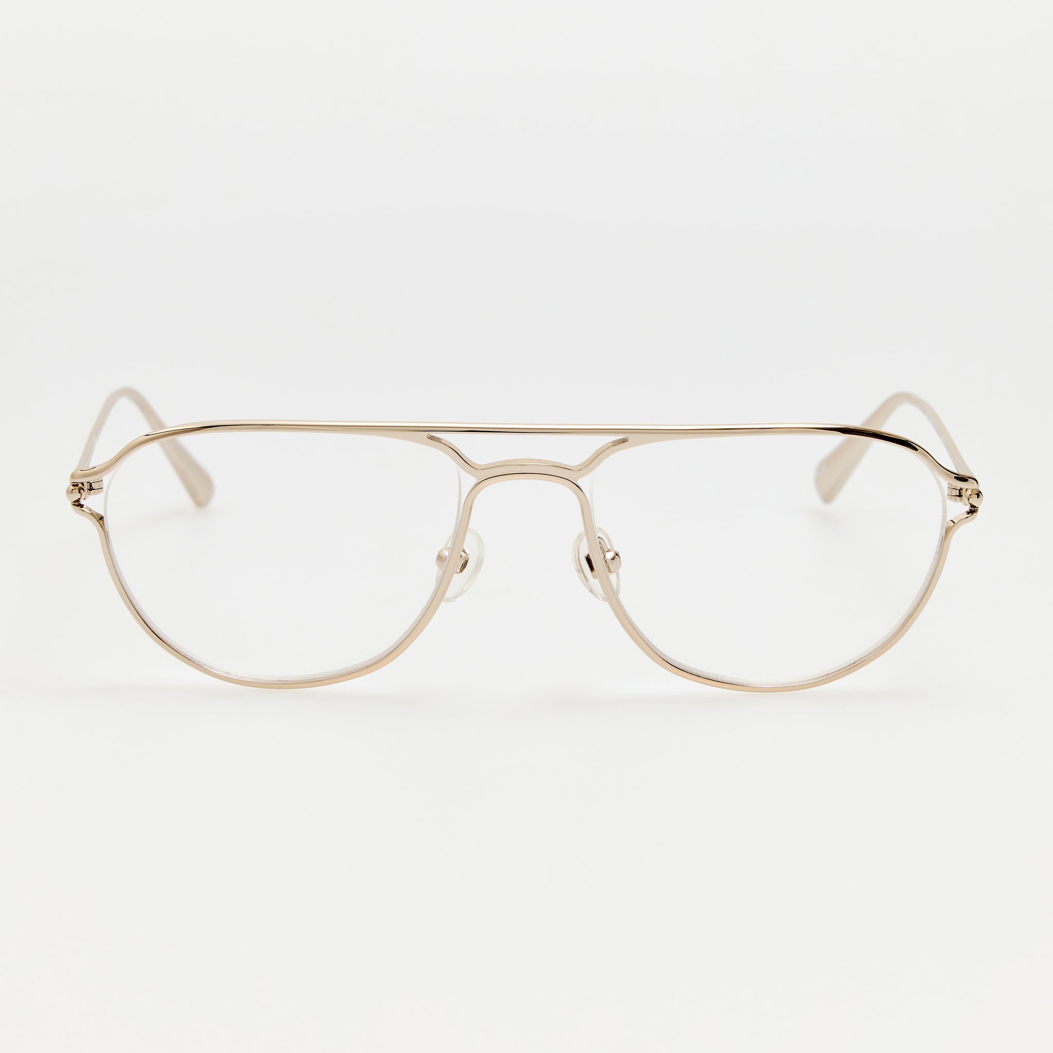 Aviator Optical in Silver - LINDA FARROW-Optical Frame-