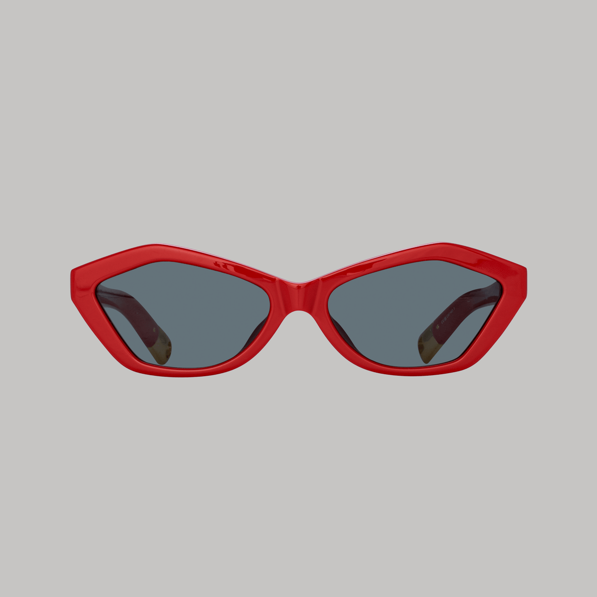 Bambino Angular Sunglasses in Red