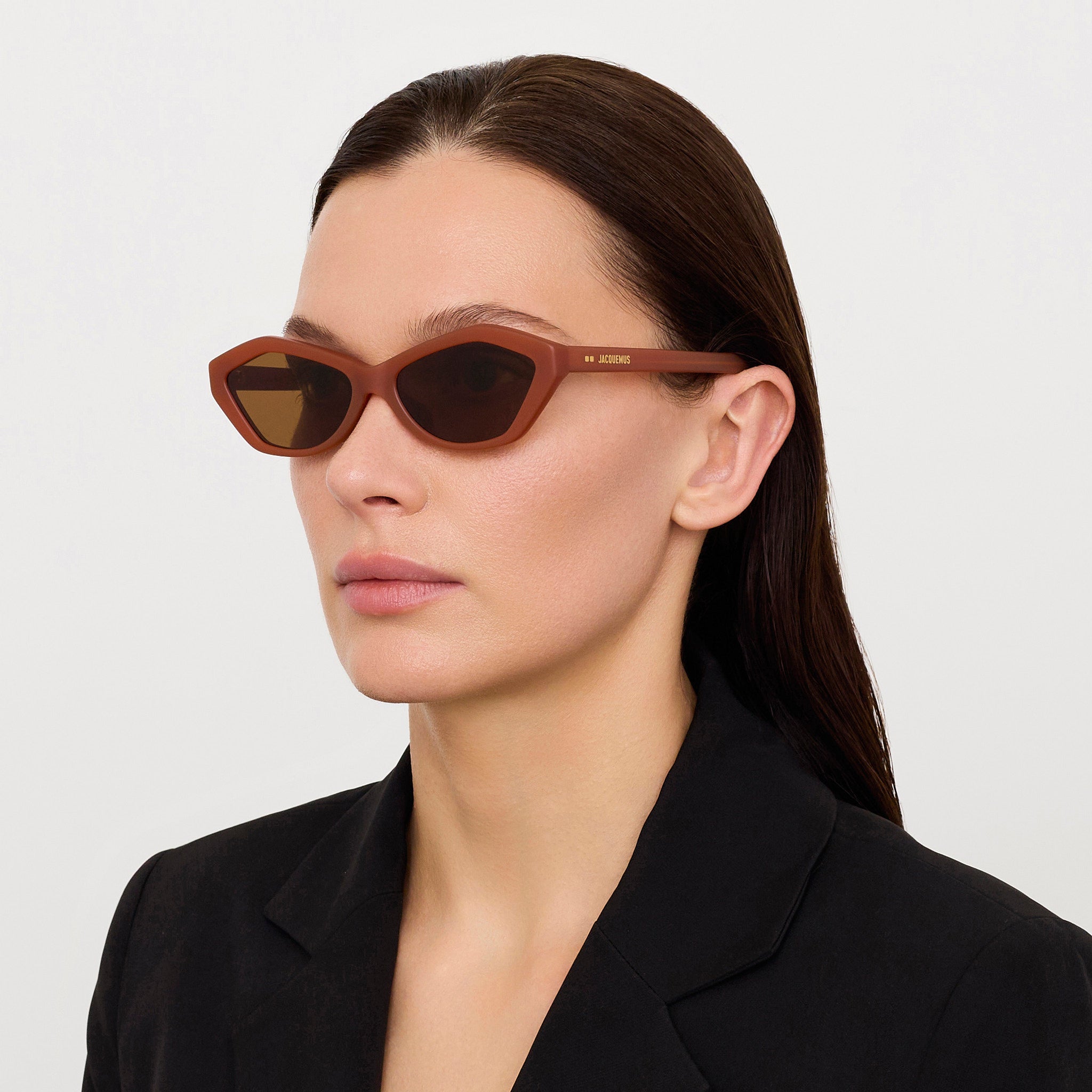 Bambino Sunglasses in Metallic Coffee - LINDA FARROW - Sunglasses - 