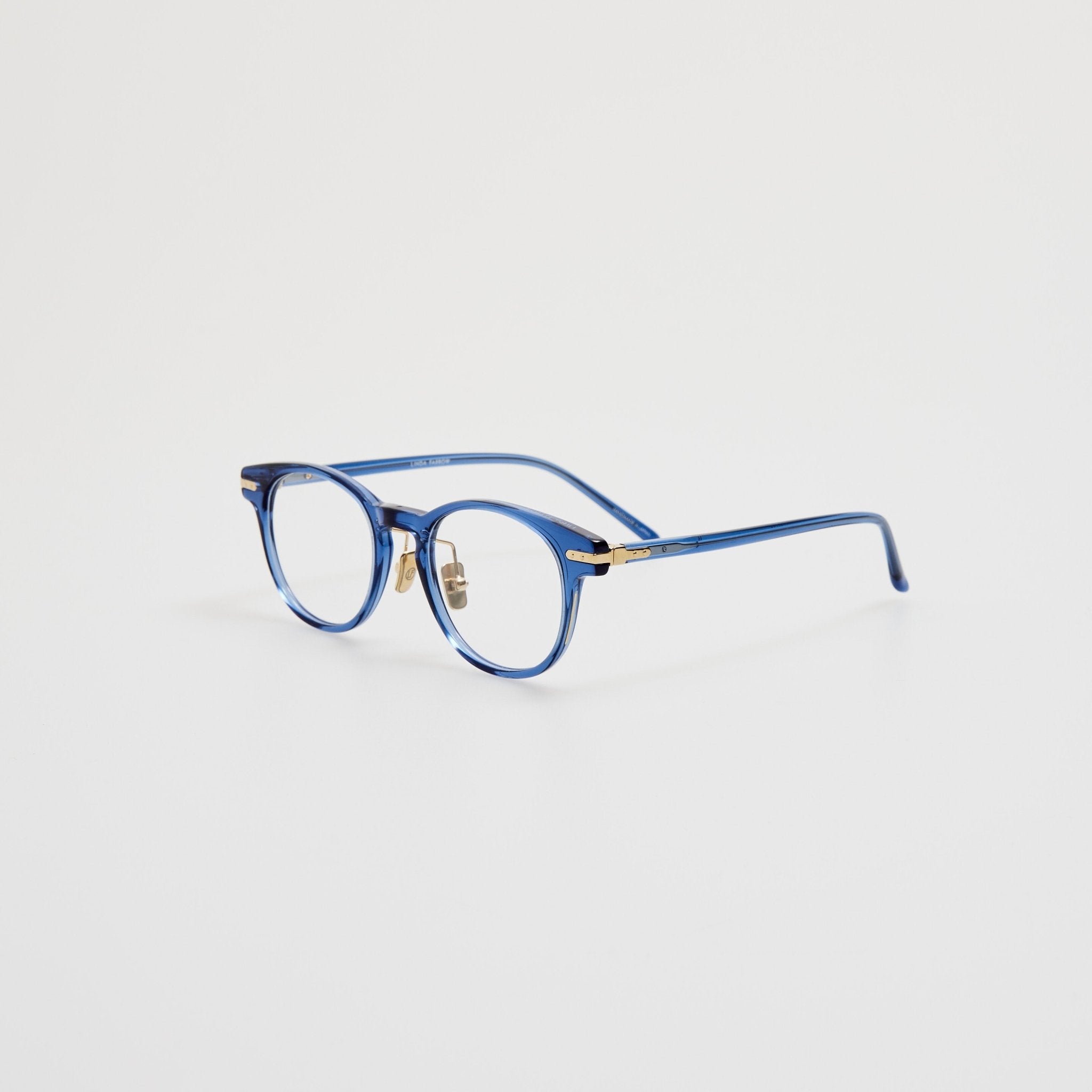 Bay Optical Frame in Navy - LINDA FARROW - Optical Frame - 