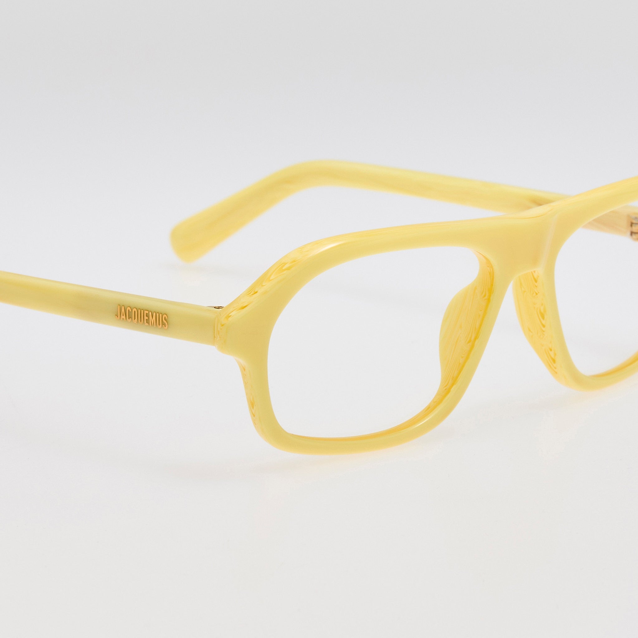 Becane Optical in Yellow Stripe - LINDA FARROW - Optical Frame - 