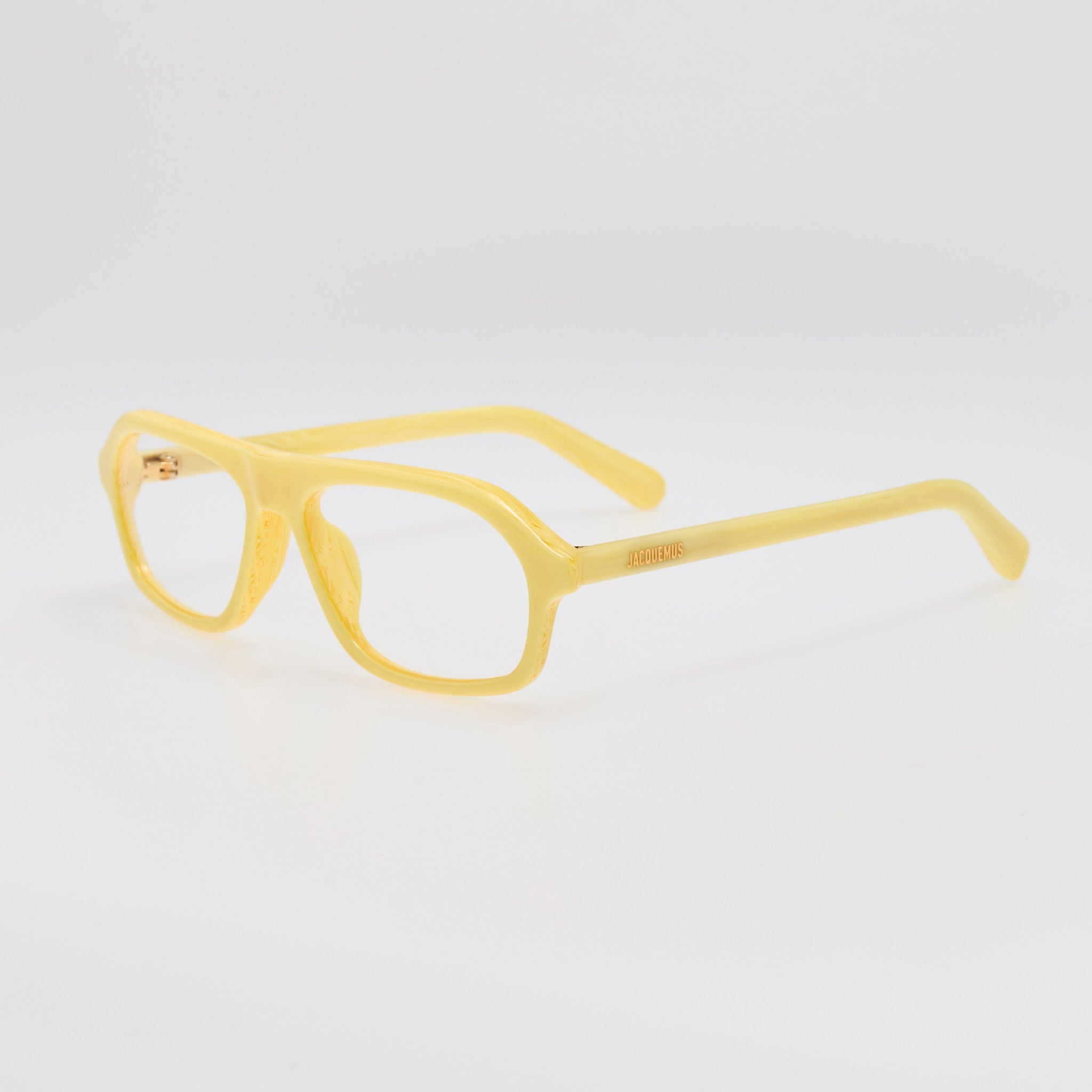Becane Optical in Yellow Stripe - LINDA FARROW - Optical Frame - 