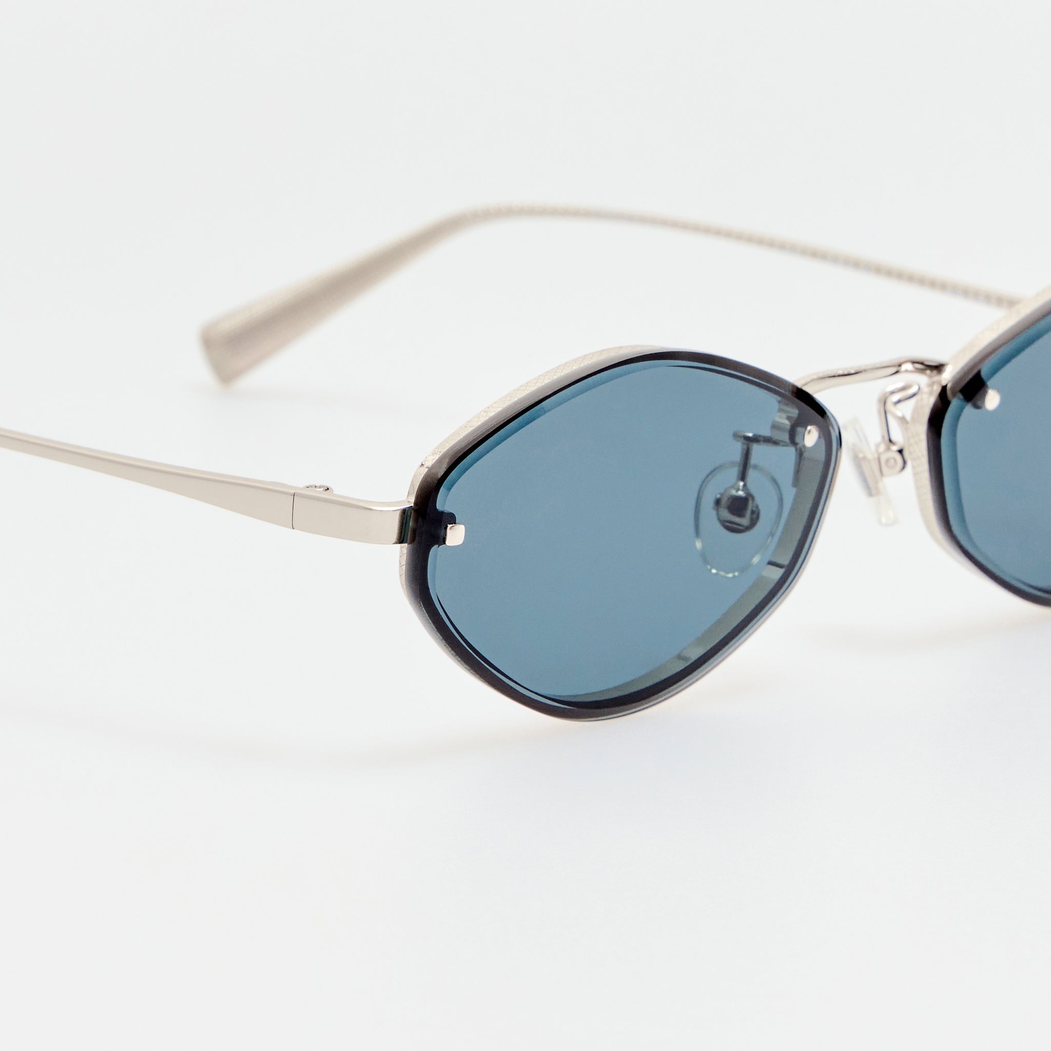 Bellini Sunglasses in Silver and Grey - LINDA FARROW-Sunglasses-