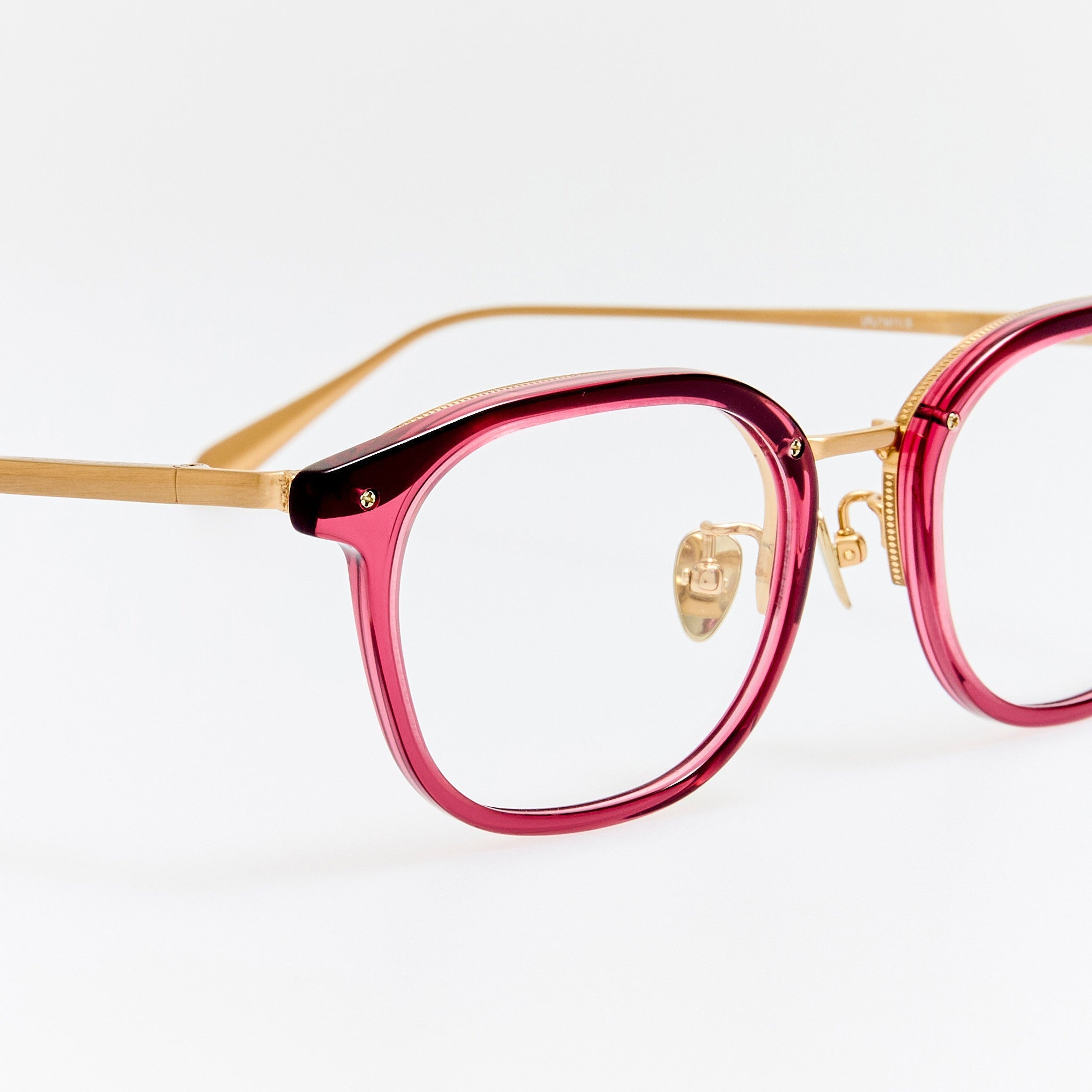 Bennet Optical in Wine - LINDA FARROW - Optical Frame - 
