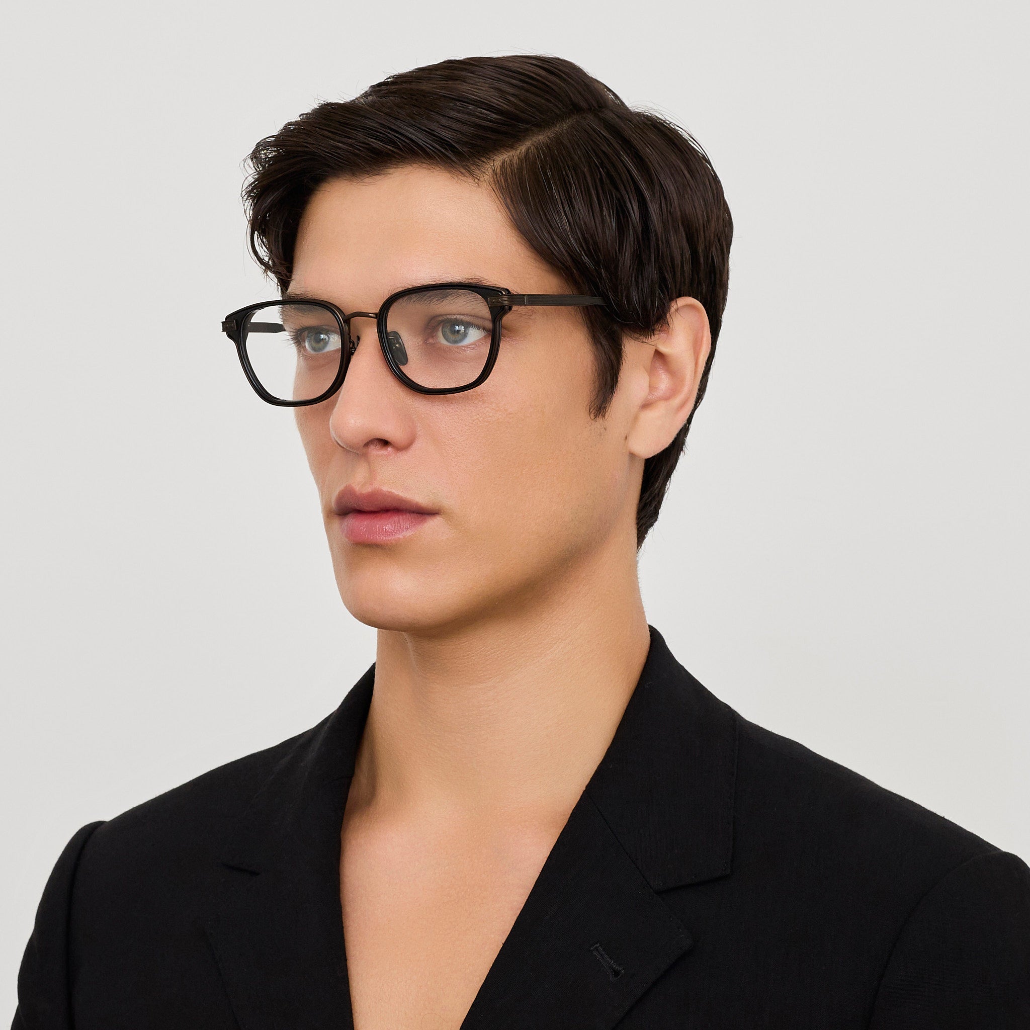 Blakher Optical in Black Matt Nickel - LINDA FARROW - Optical Frame - 