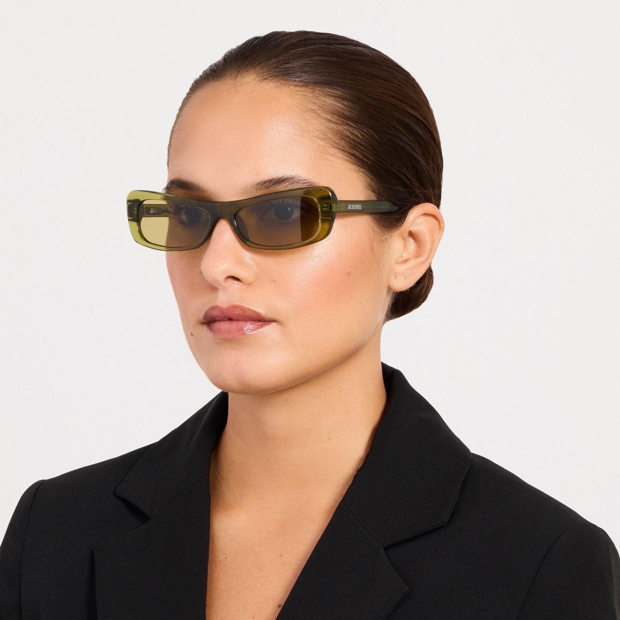 Capri Sunglasses in Khaki - LINDA FARROW-Sunglasses-