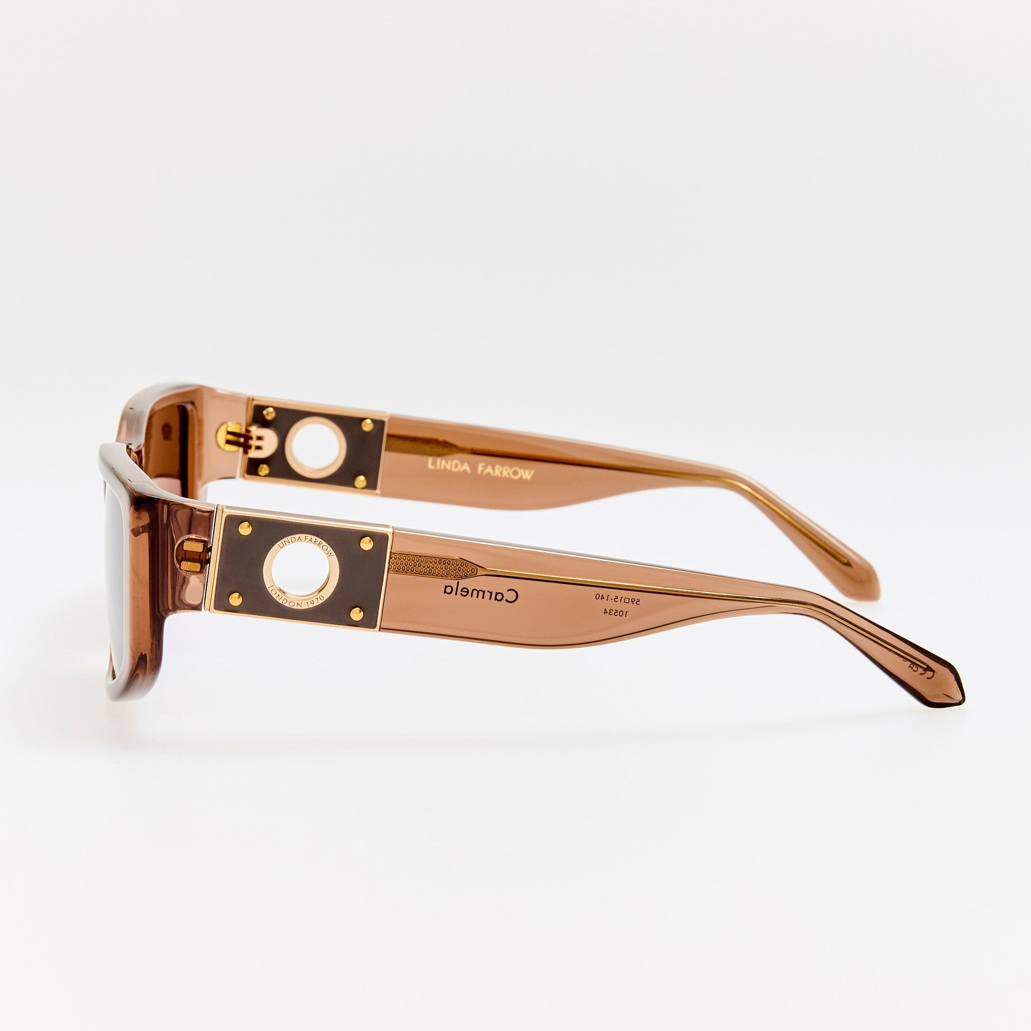 Carmela Sunglasses in Brown - LINDA FARROW - Sunglasses - 