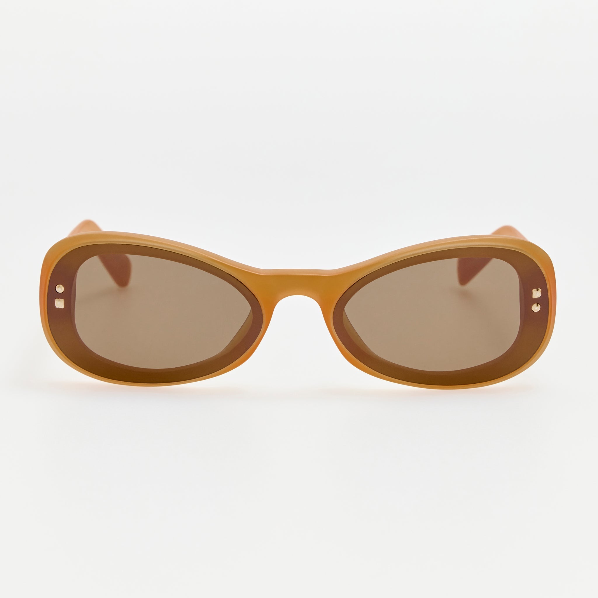 Cavallo Sunglasses in Caramel - LINDA FARROW-Sunglasses-