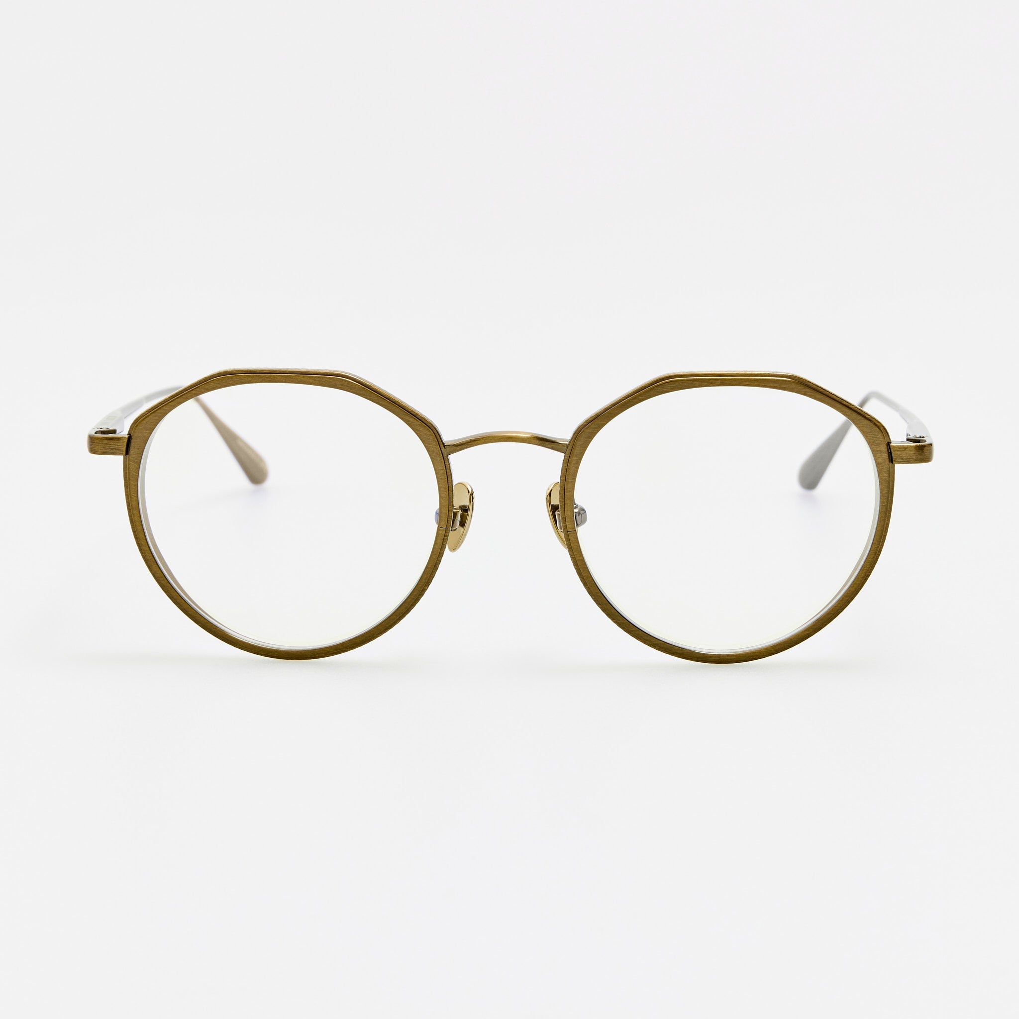 Cesar Optical in Antique Gold - LINDA FARROW-Optical Frame-