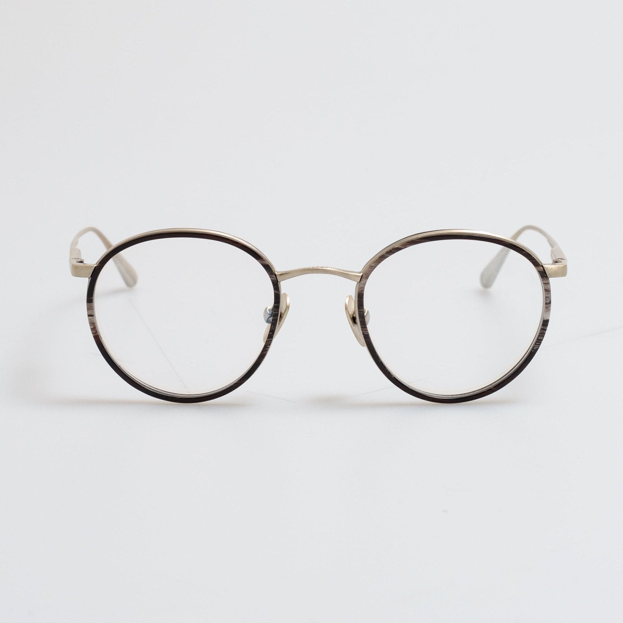 Chaplin Optical in Buffalo Horn and 925 Sterling Silver - LINDA FARROW - Optical Frame - 