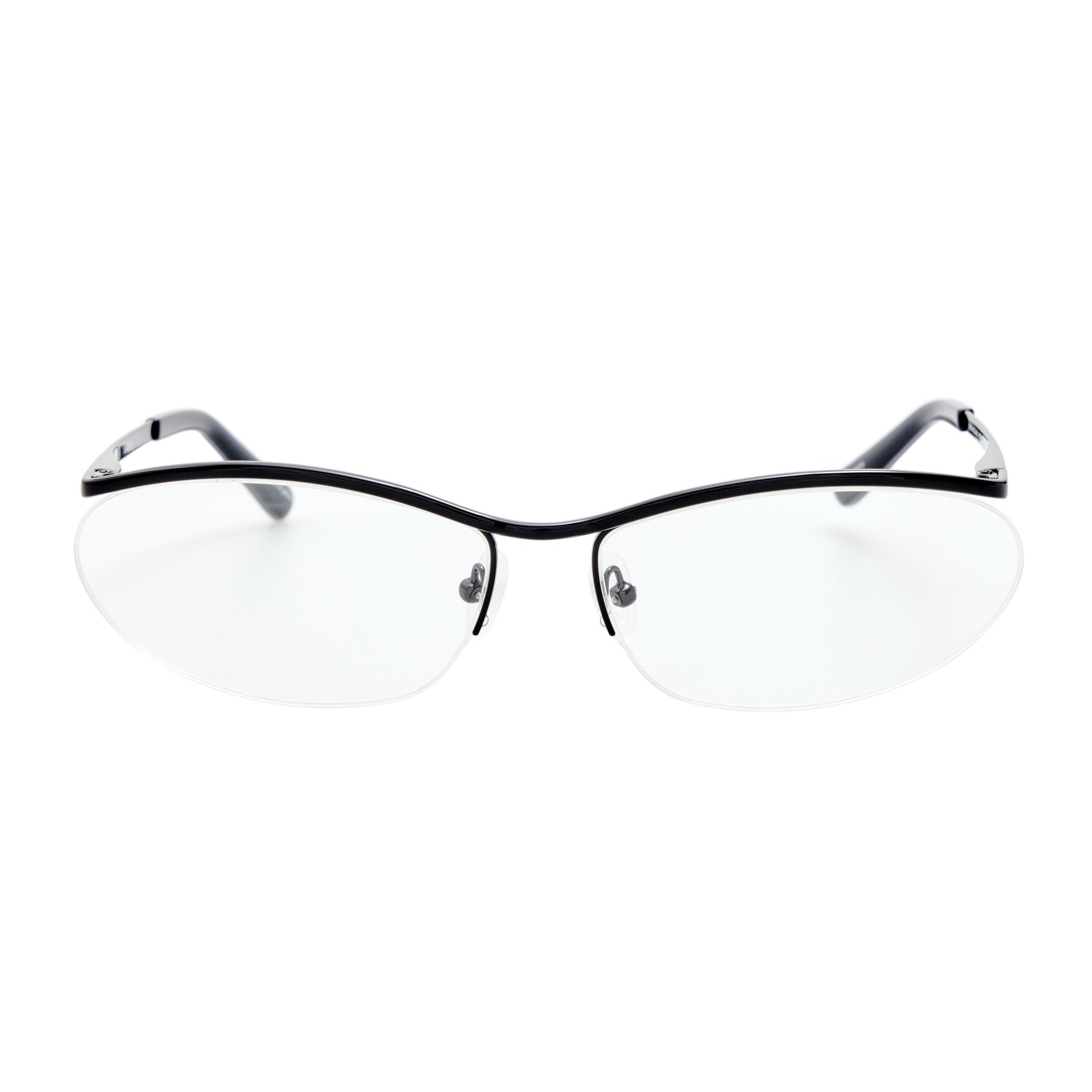 Charlotte Optical in Shiny Black - LINDA FARROW-Optical Frame-