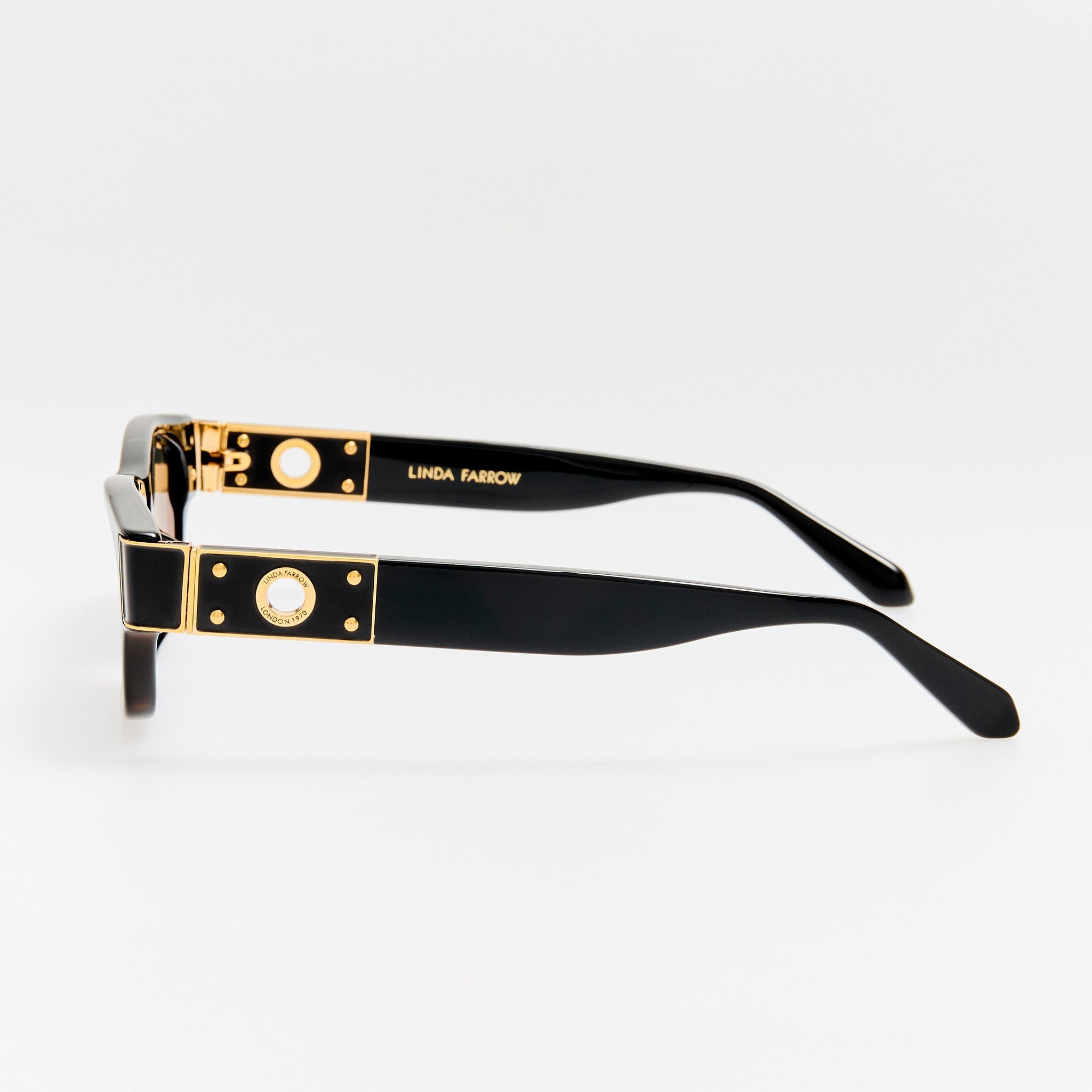 Clara Sunglasses in Black - LINDA FARROW - Sunglasses - 