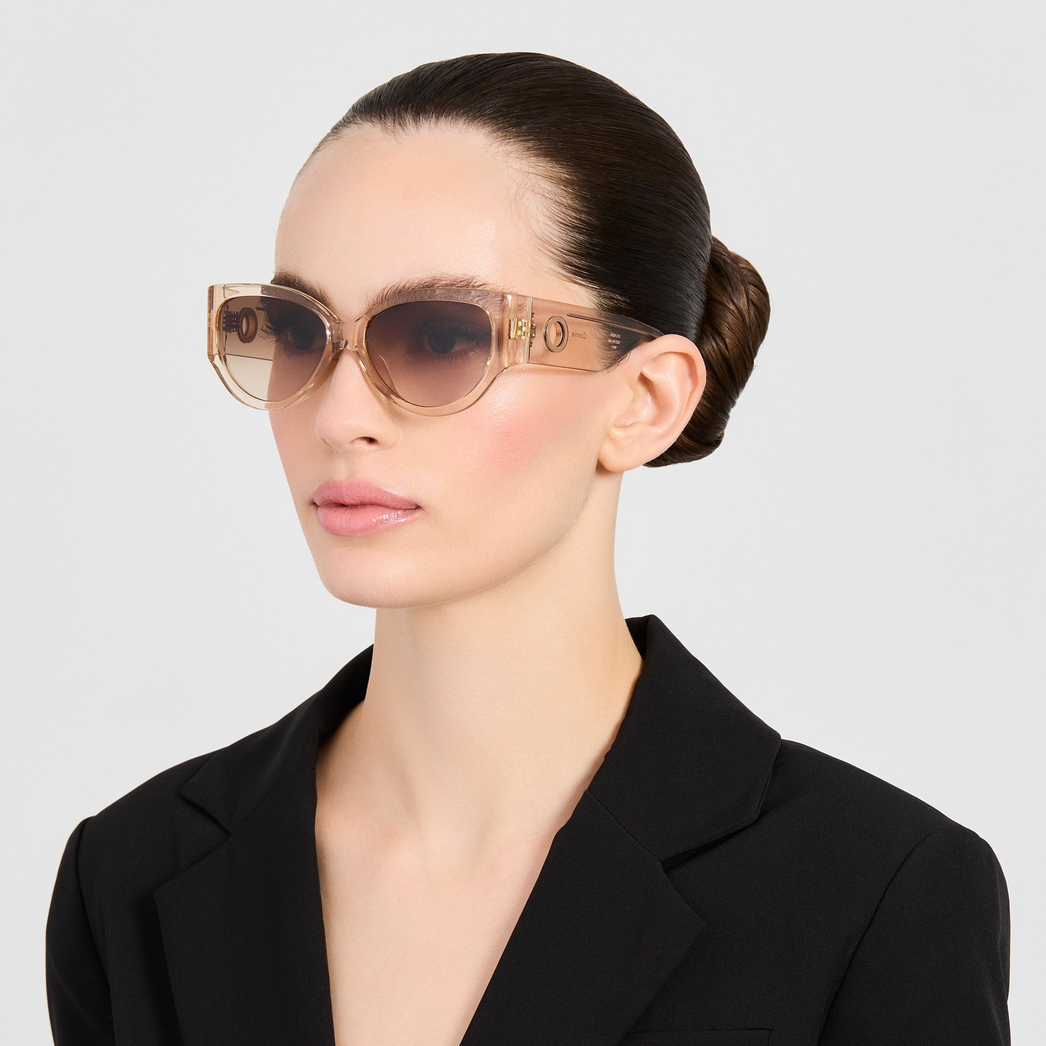 Connie Sunglasses in Ash - LINDA FARROW-Sunglasses-