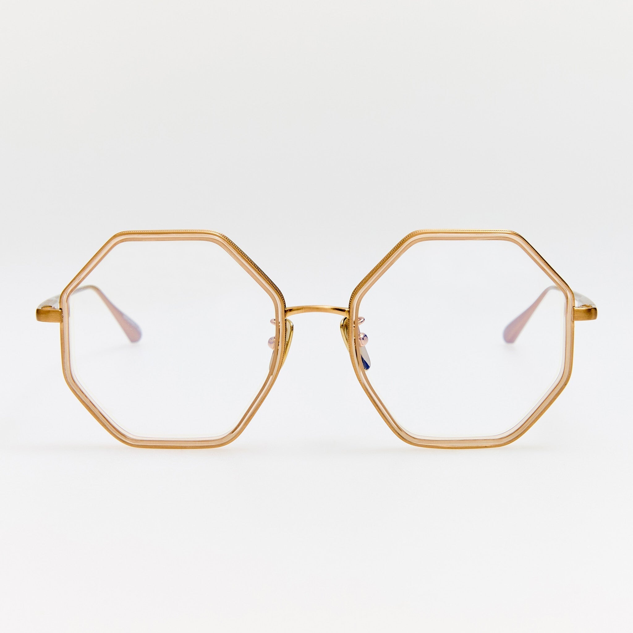Coraline Optical in Matt Champagne and Ash - LINDA FARROW - Optical Frame - 