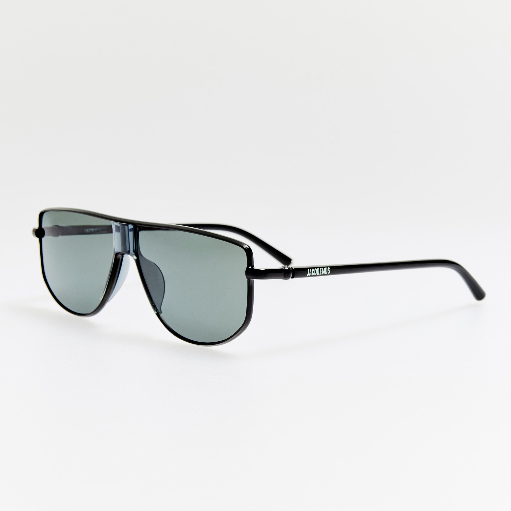 Corsa Sunglasses in Black and Grey - LINDA FARROW - Sunglasses - 