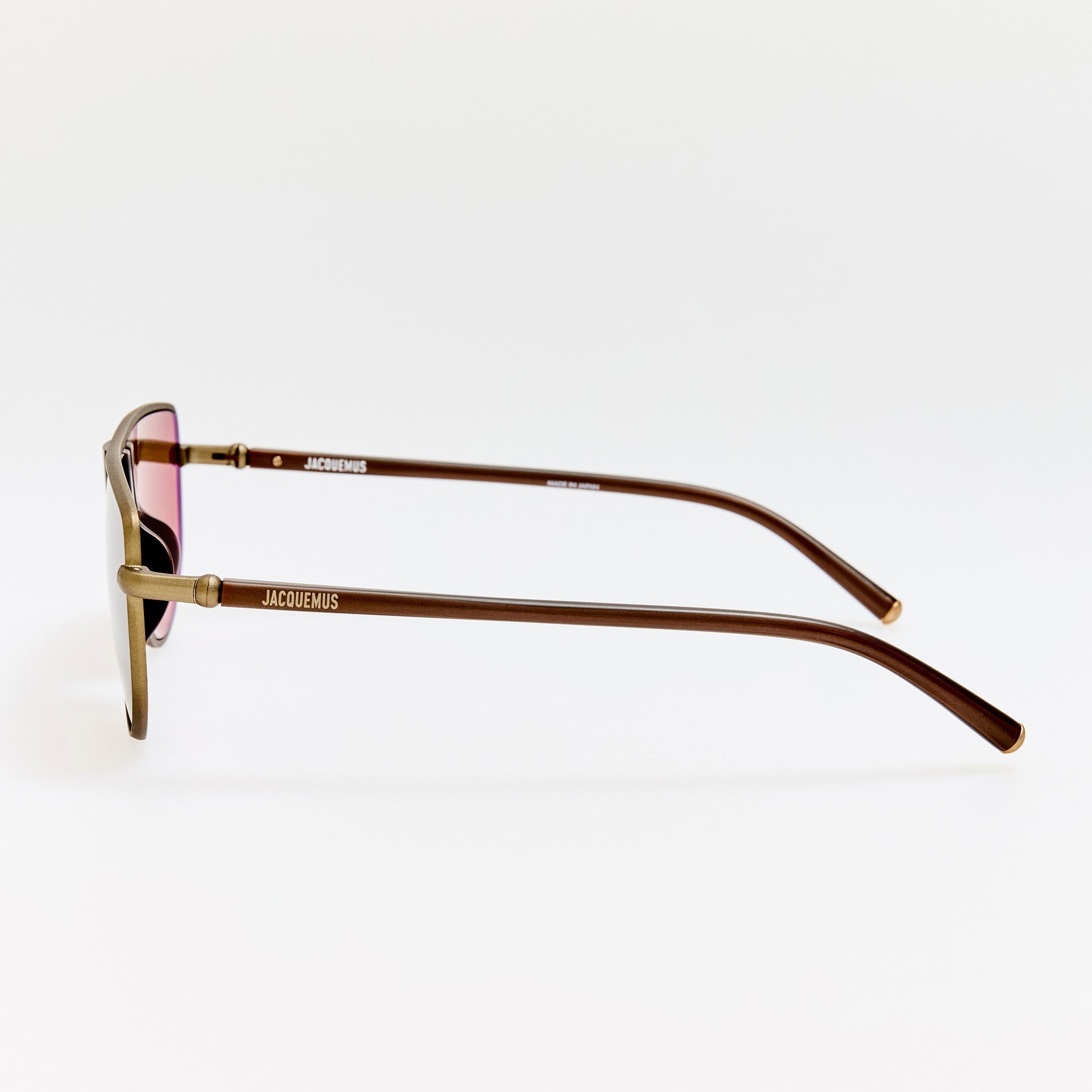 Corsa Sunglasses in Matt Putty - LINDA FARROW - Sunglasses - 