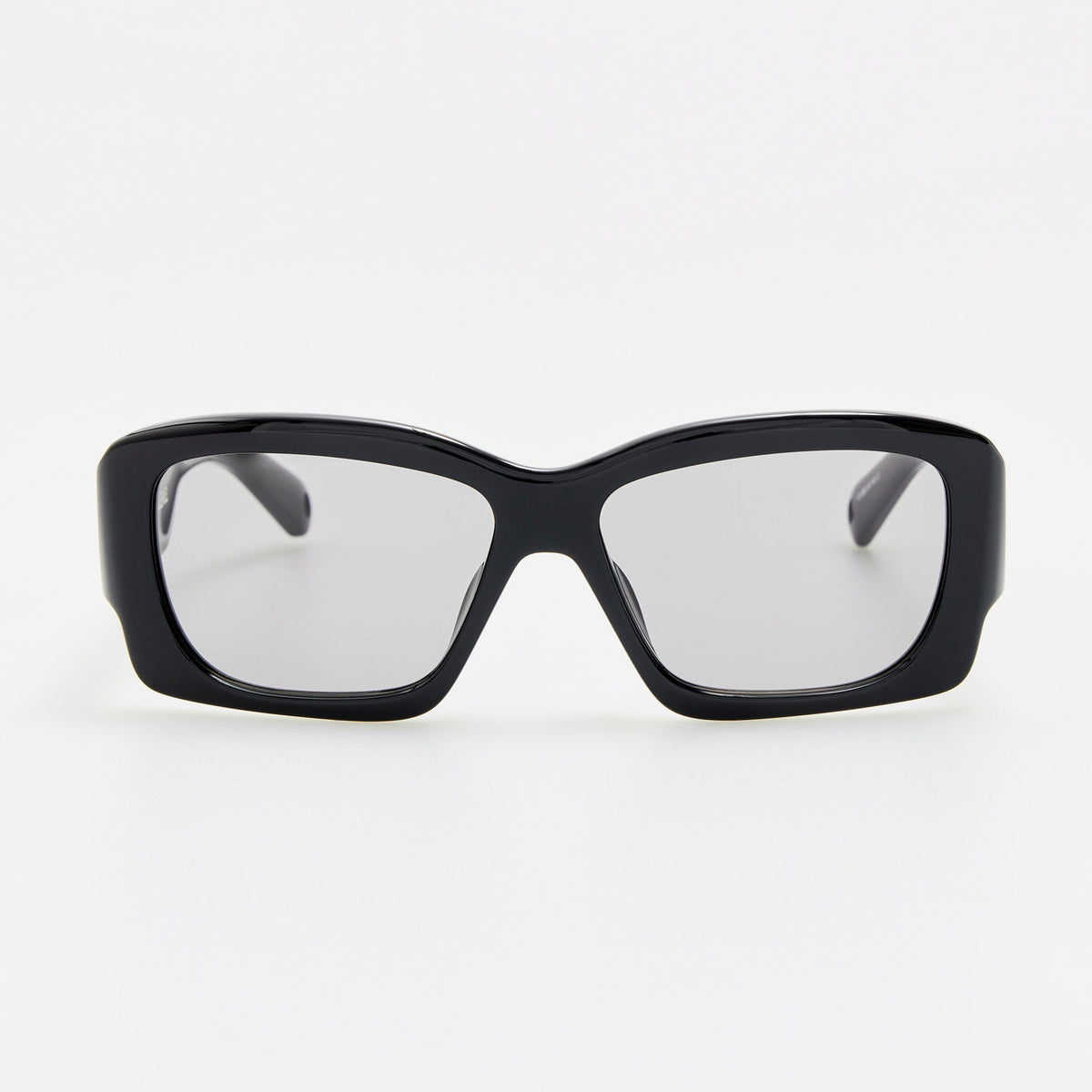 Croisiere Rectangular Sunglasses in Black - LINDA FARROW-Sunglasses-