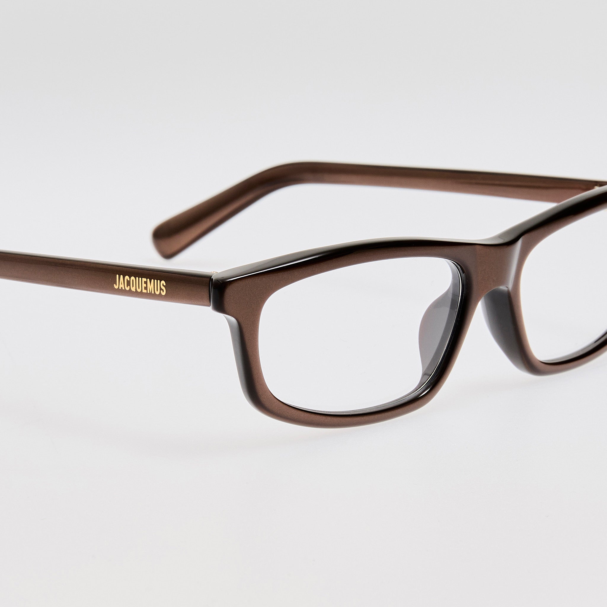 Cuadro Optical in Metallic Brown - LINDA FARROW - Optical Frame - 