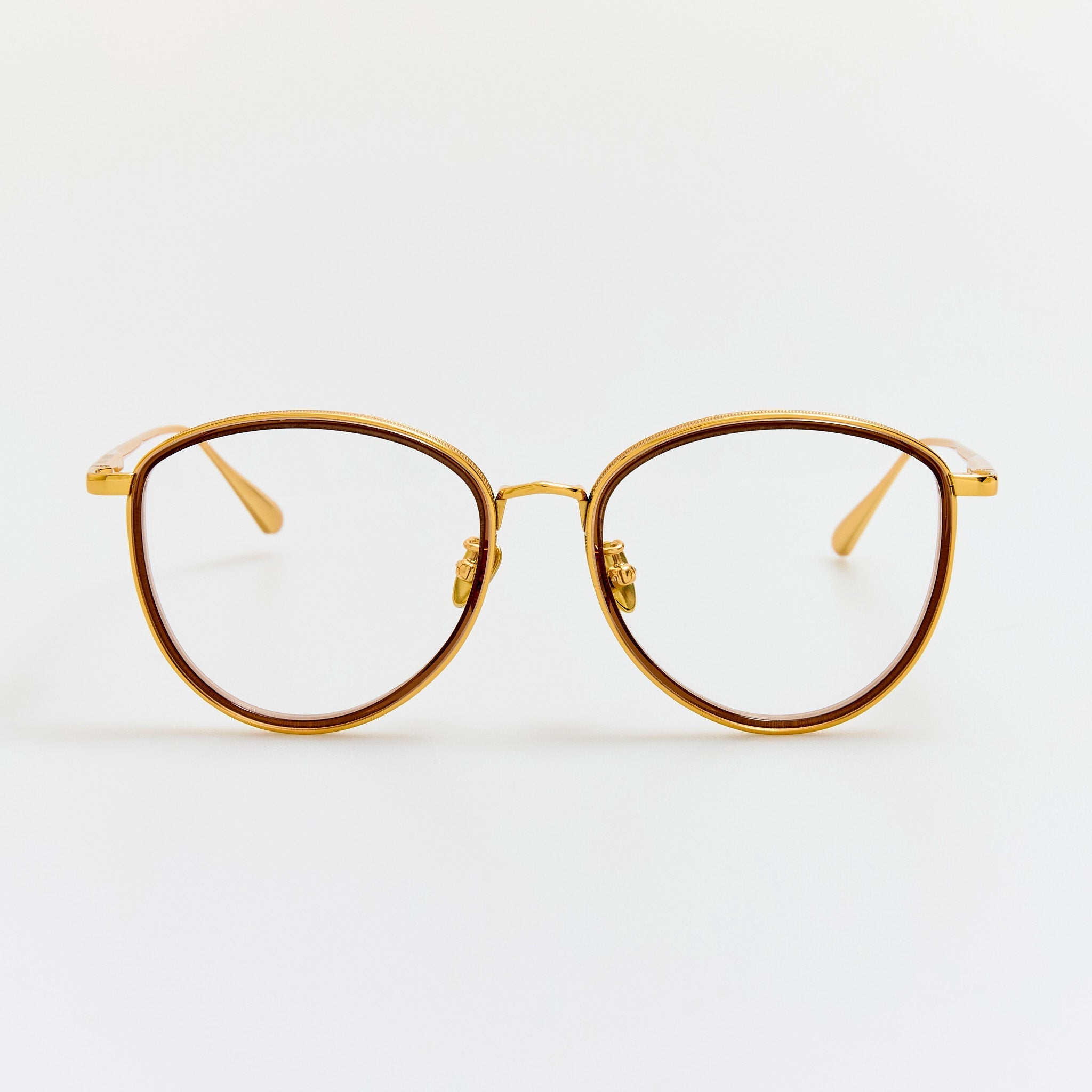 Dahlia Optical in Brown - LINDA FARROW - Optical Frame - 