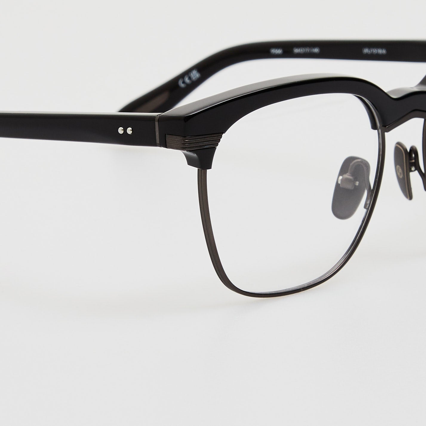 Darin Optical in Black Matt Nickel - LINDA FARROW - Optical Frame - 